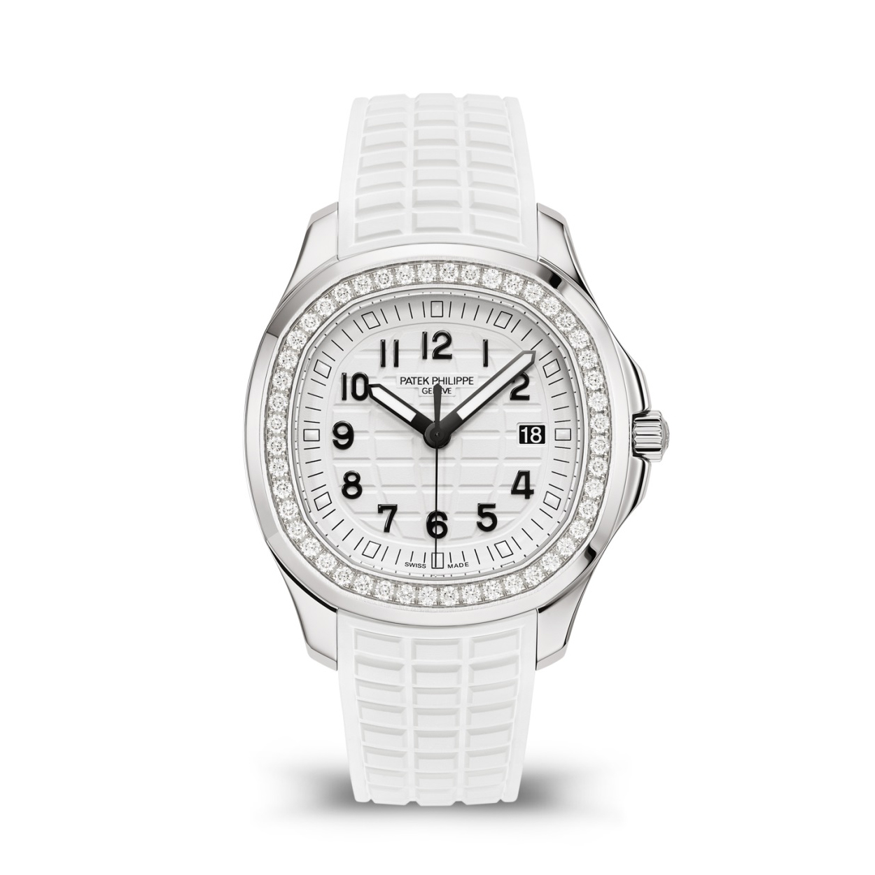 NIGO Patek Philippe Aquanaut Women's Quartz Movement Date Black Dial Stainless Steel Case Watch #nigo97992