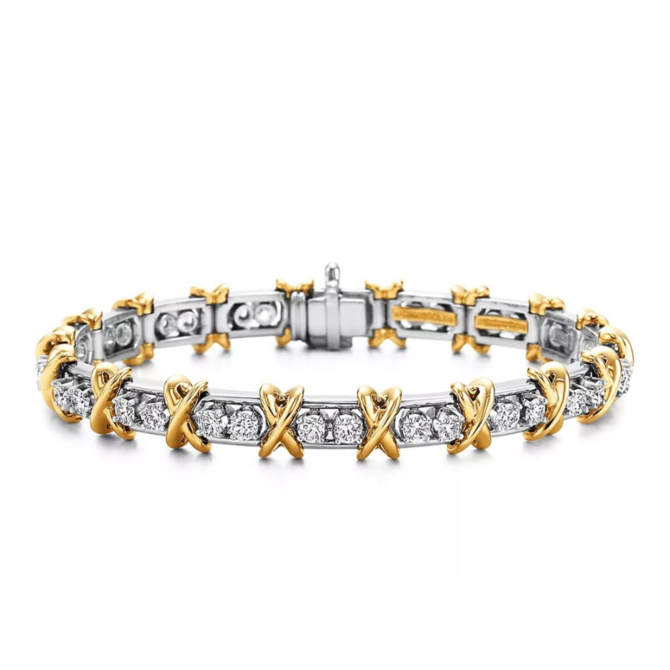 NIGO Tiffany & Co. Women's Fashion Full Diamonds Sterling Silver Bracelet Ngvp #nigo7696