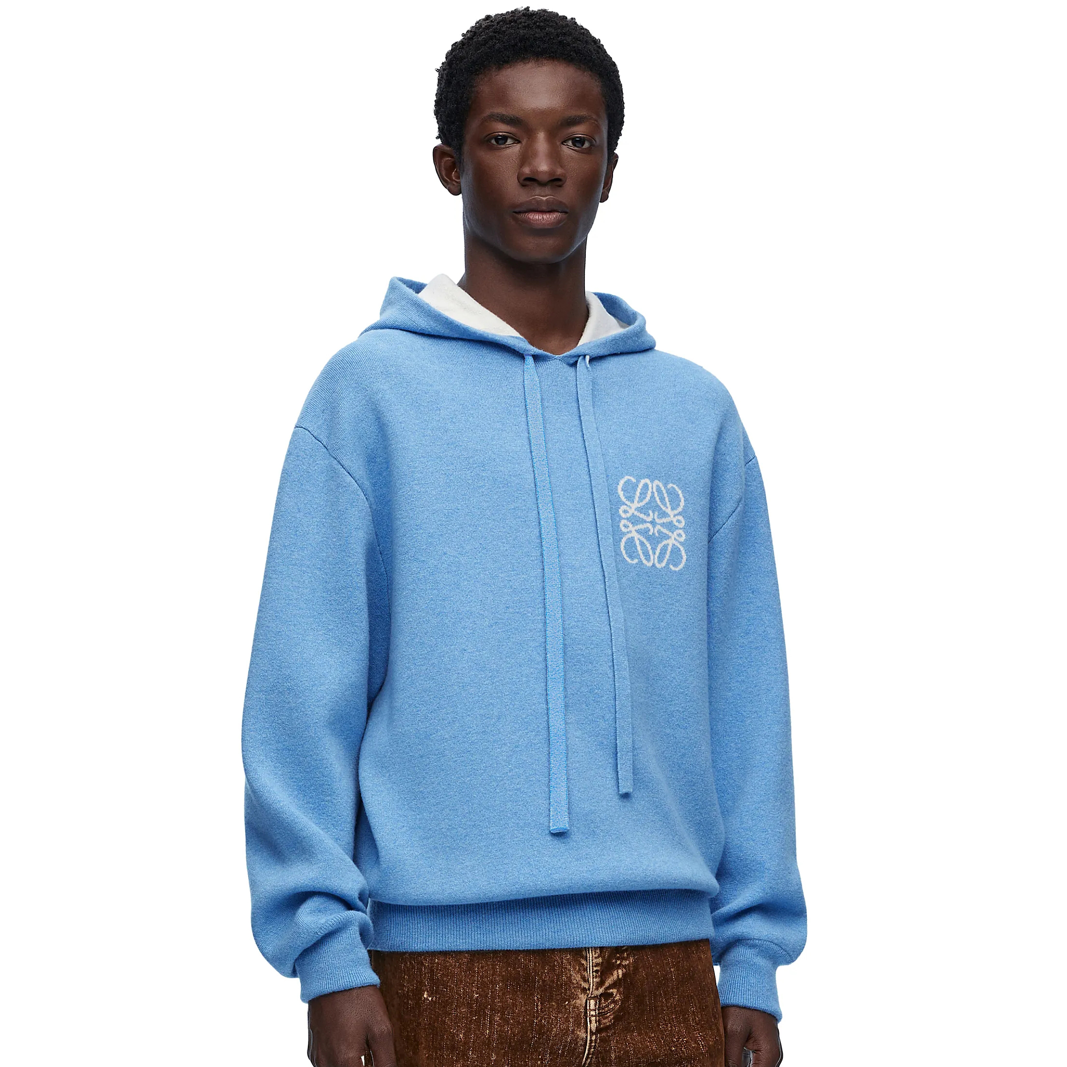 NIGO Loewe Men's And Women's Spring and Autumn Solid Color Cashmere Long Sleeve Hooded Sweatshirt Pullover #nigo98148