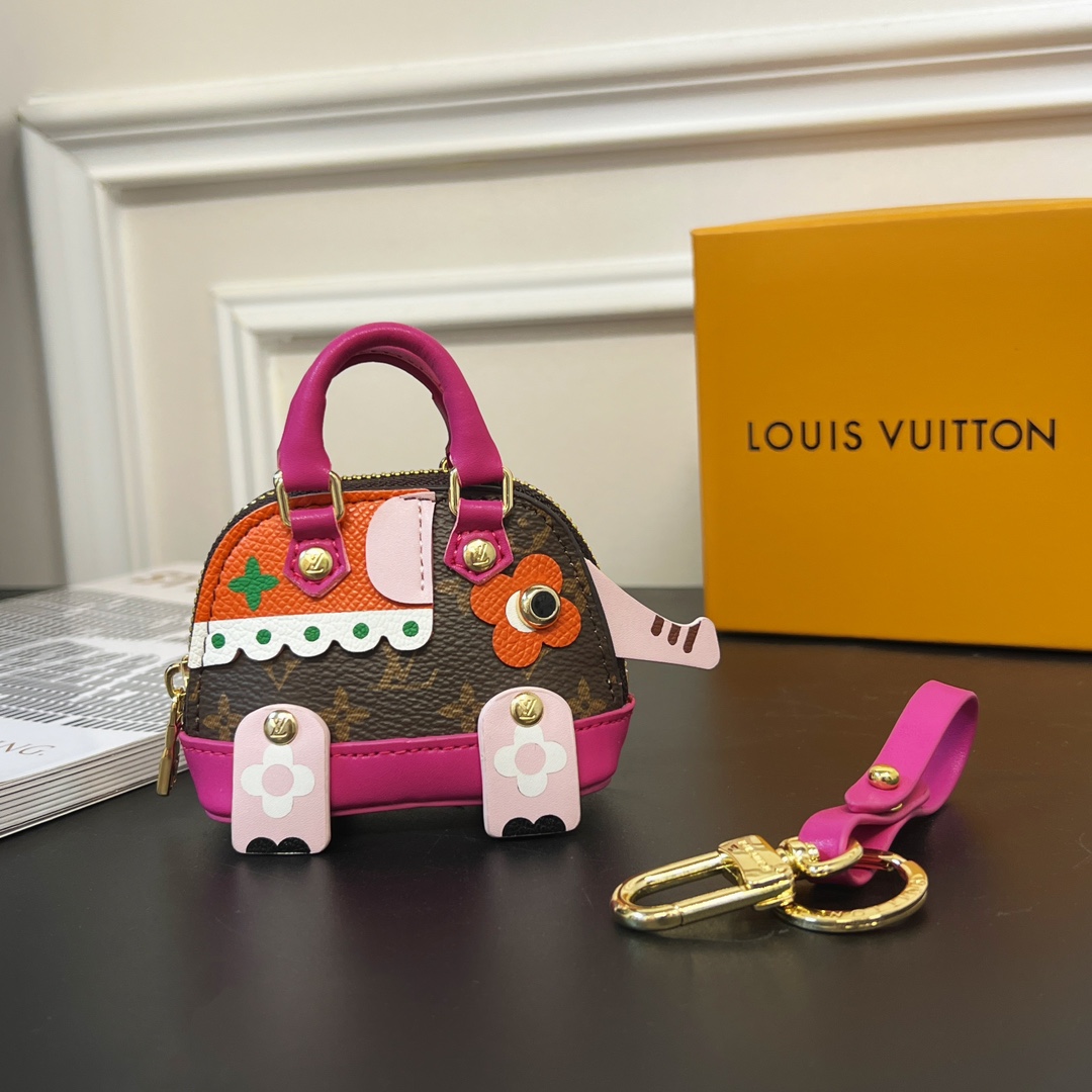 NIGO Louis Vuitton Men's Women's Mini Headset Bag Shell Bag Cartoon Keychain Hanging Jewelry Accessories #nigo98158