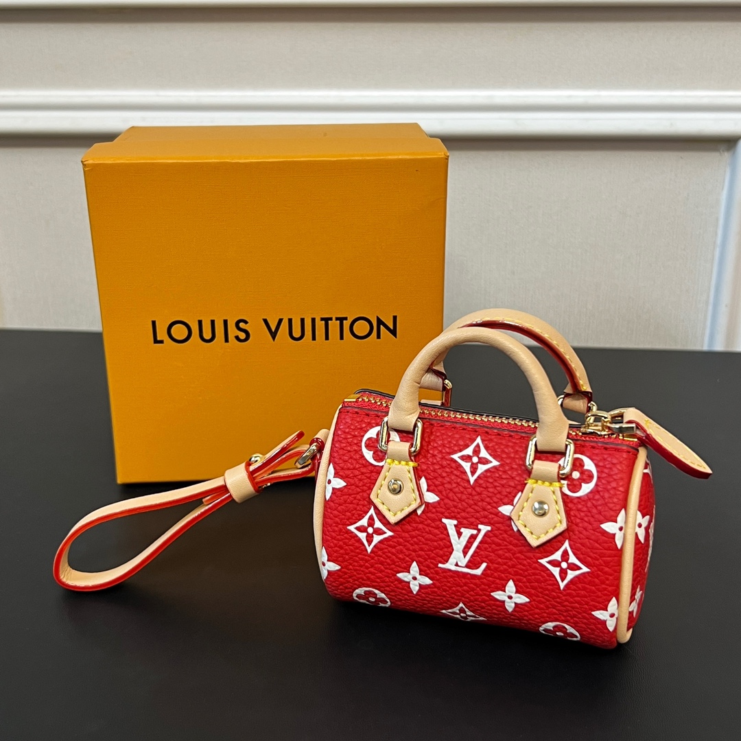 NIGO Louis Vuitton Men's Women's Mini Pillow Bag Pendant Old Flower Print Checkerboard Checkerboard Accessory #nigo98156