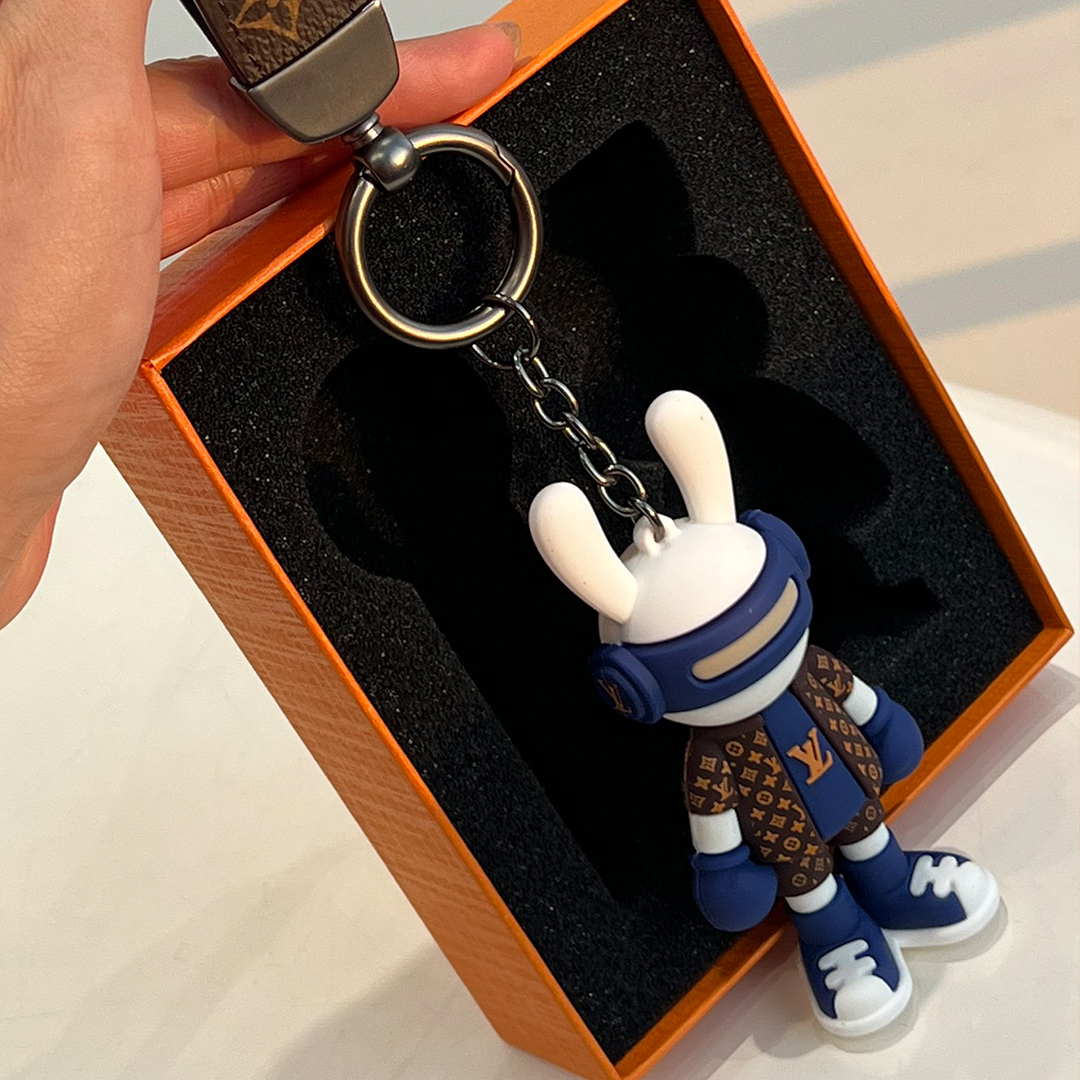 NIGO Louis Vuitton Men's Women's Mini Headphone Bag Keychain Hanging Jewelry Accessories #nigo98157