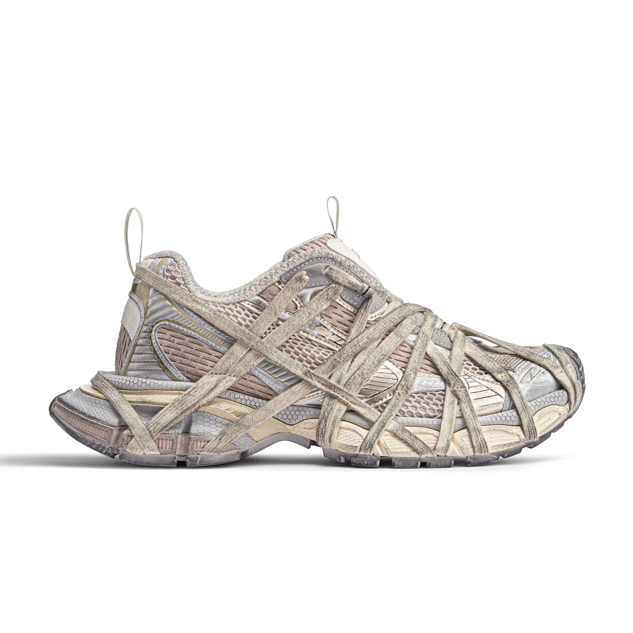 NIGO Balenciaga 3XL Sneakers Men's Retro Aged Thick Bottom Lace Up Low Top Shoes #nigo98181