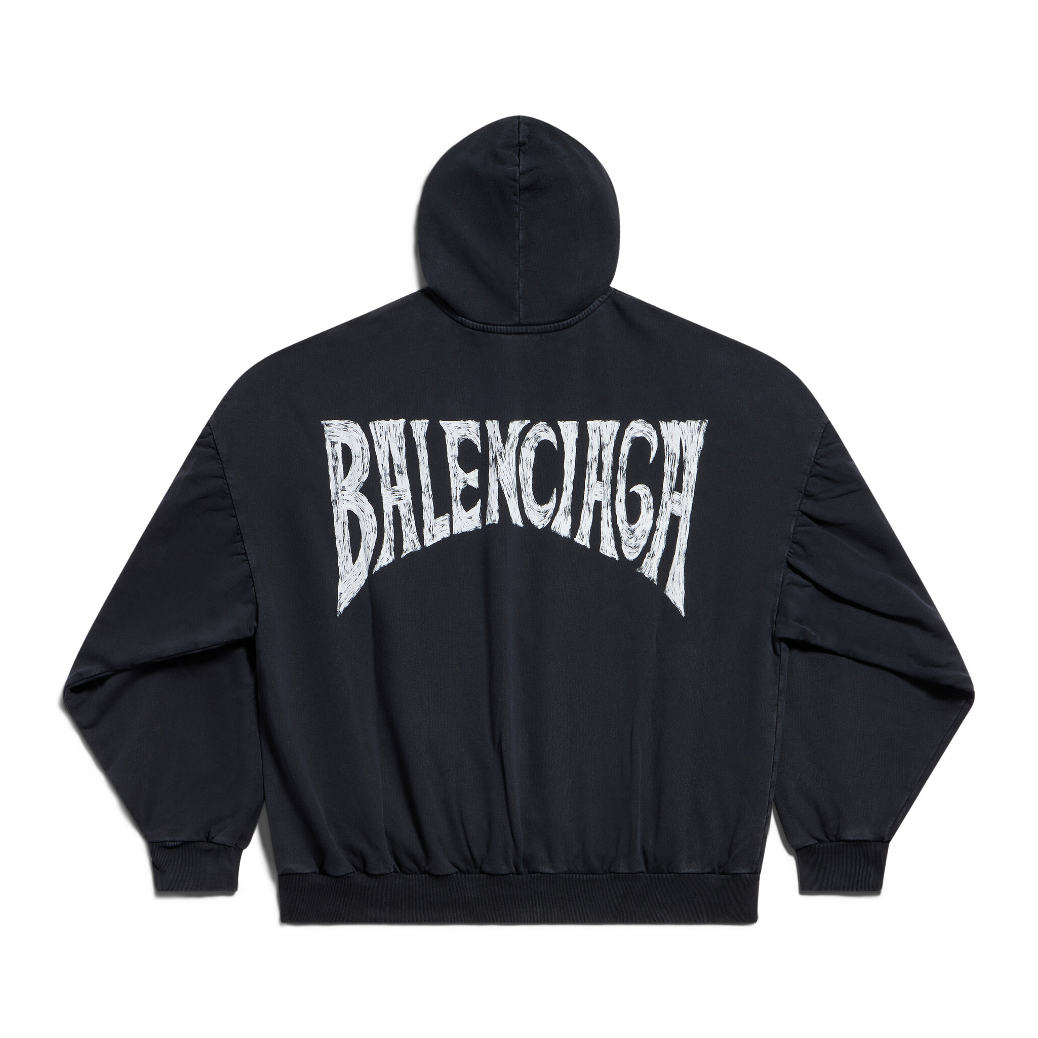 NIGO Balenciaga Men's and Women's Alphabet Printed Pattern Loose Fit Long Sleeve Paris Tropical Round Hooded Sweatshirt Pullover #nigo98195