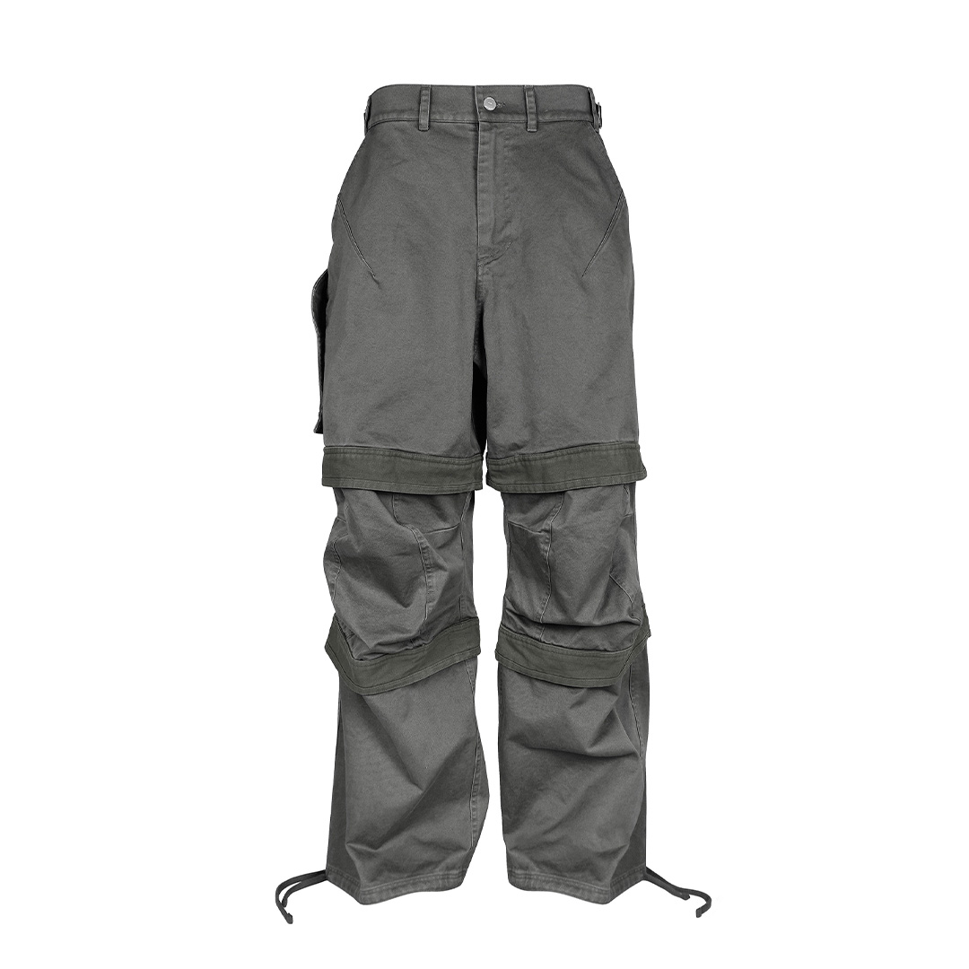 NIGO Far archive Men's Far Solid Color Paratrooper Pants Zipper Casual Multi-Pocket Loose Fit Work Pants Ngvp #nigo7741