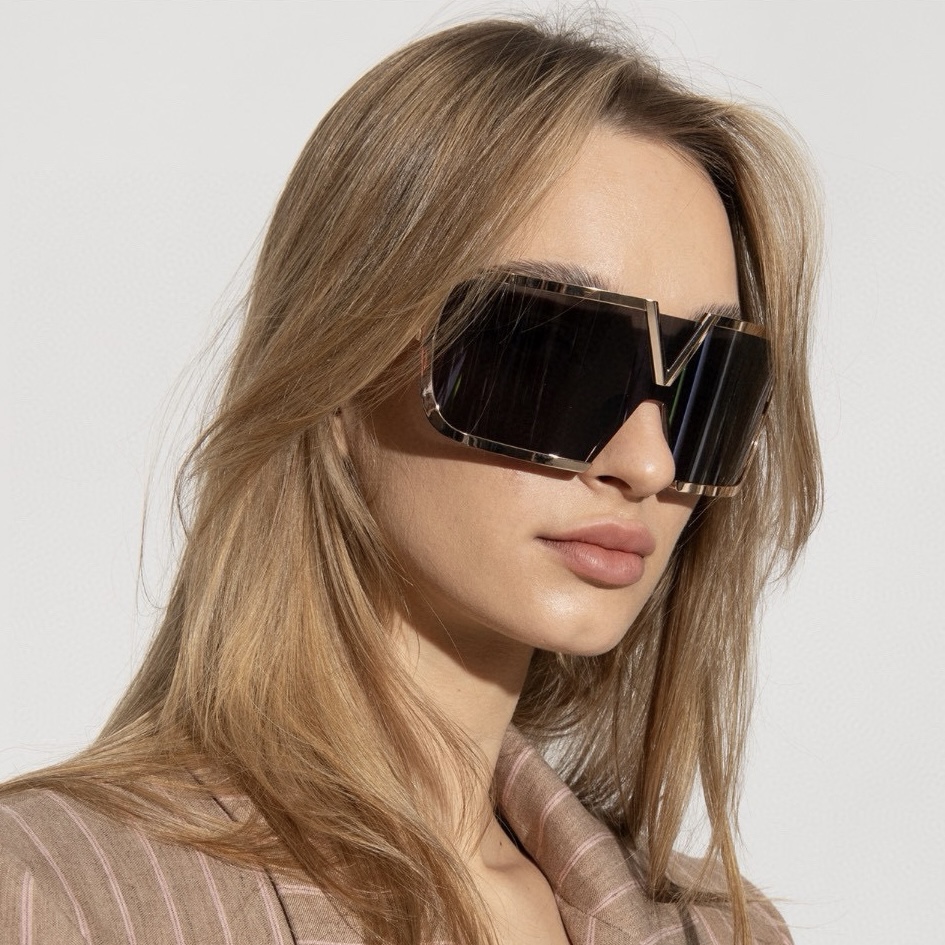 NIGO Valentino Women's Men's Sunglasses Multicolor Vintage Metal Iconic Oversized Styled Glasses Ngvp #nigo98221