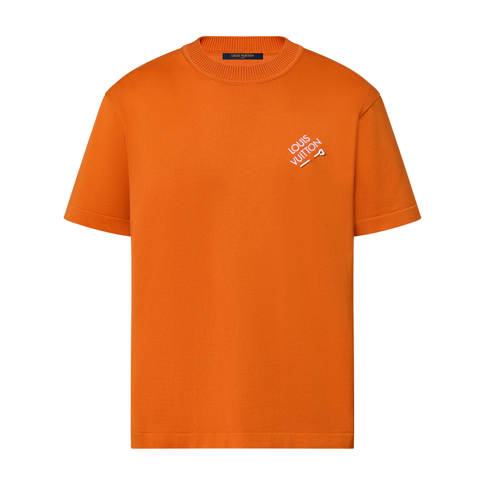 NIGO Louis Vuitton Men's Summer Solid Color Embroidered Logo Pin Crew Neck Cotton Short Sleeve T-Shirt #nigo98211