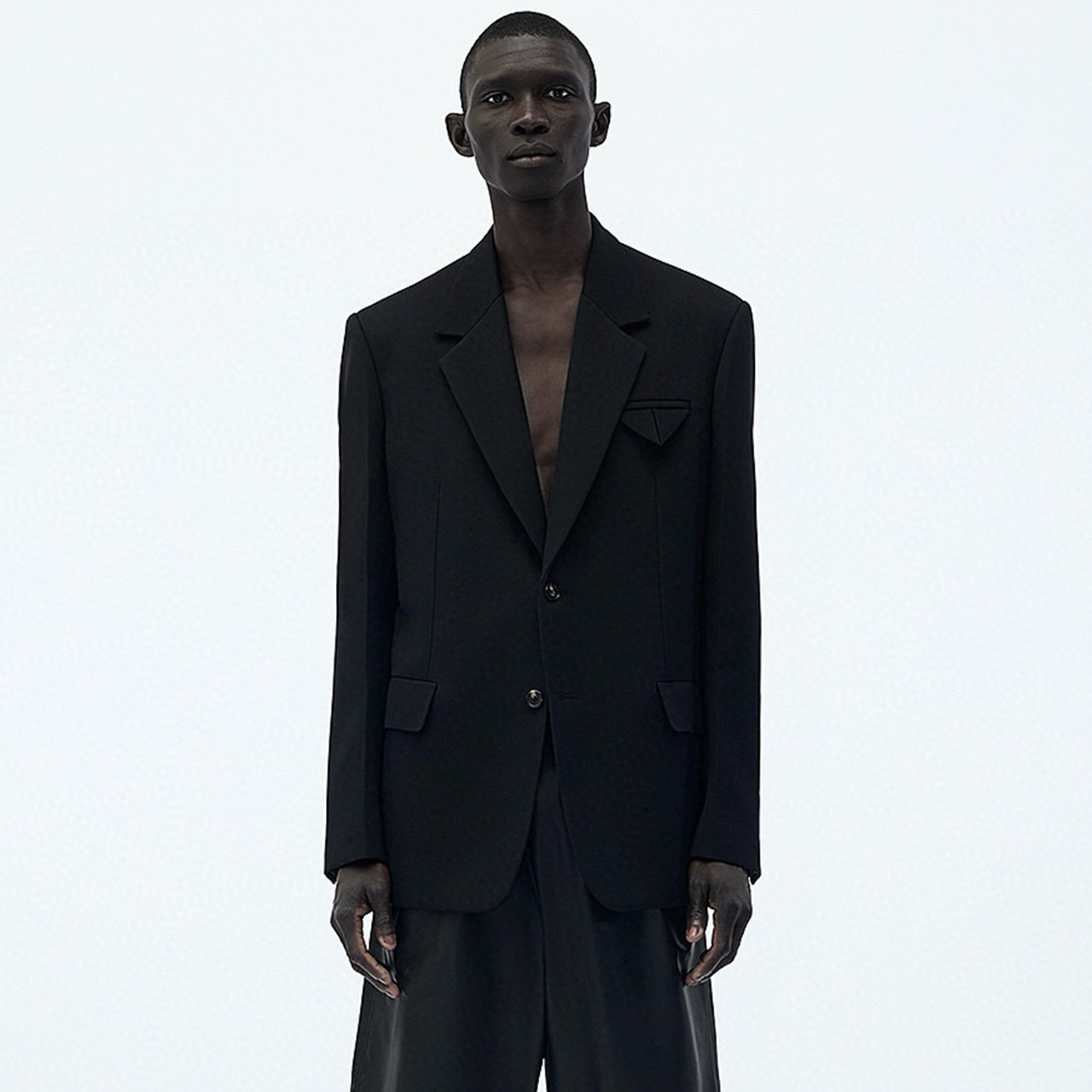 NIGO Bottega Veneta Men's Spring And Fall Solid Color Lapel Single-breasted Wool Suit Two-piece Suit Pants Suit Ngvp #nigo7756