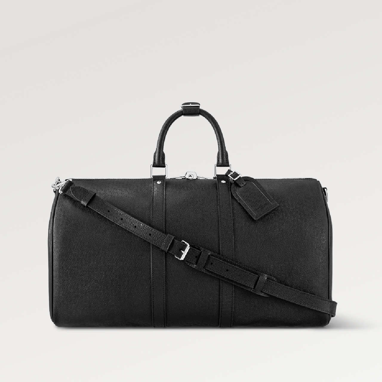 NIGO Louis Vuitton Men's Women's Black Slanting Cross Large Bags Travel Bags Leather Travel Bags #nigo98239