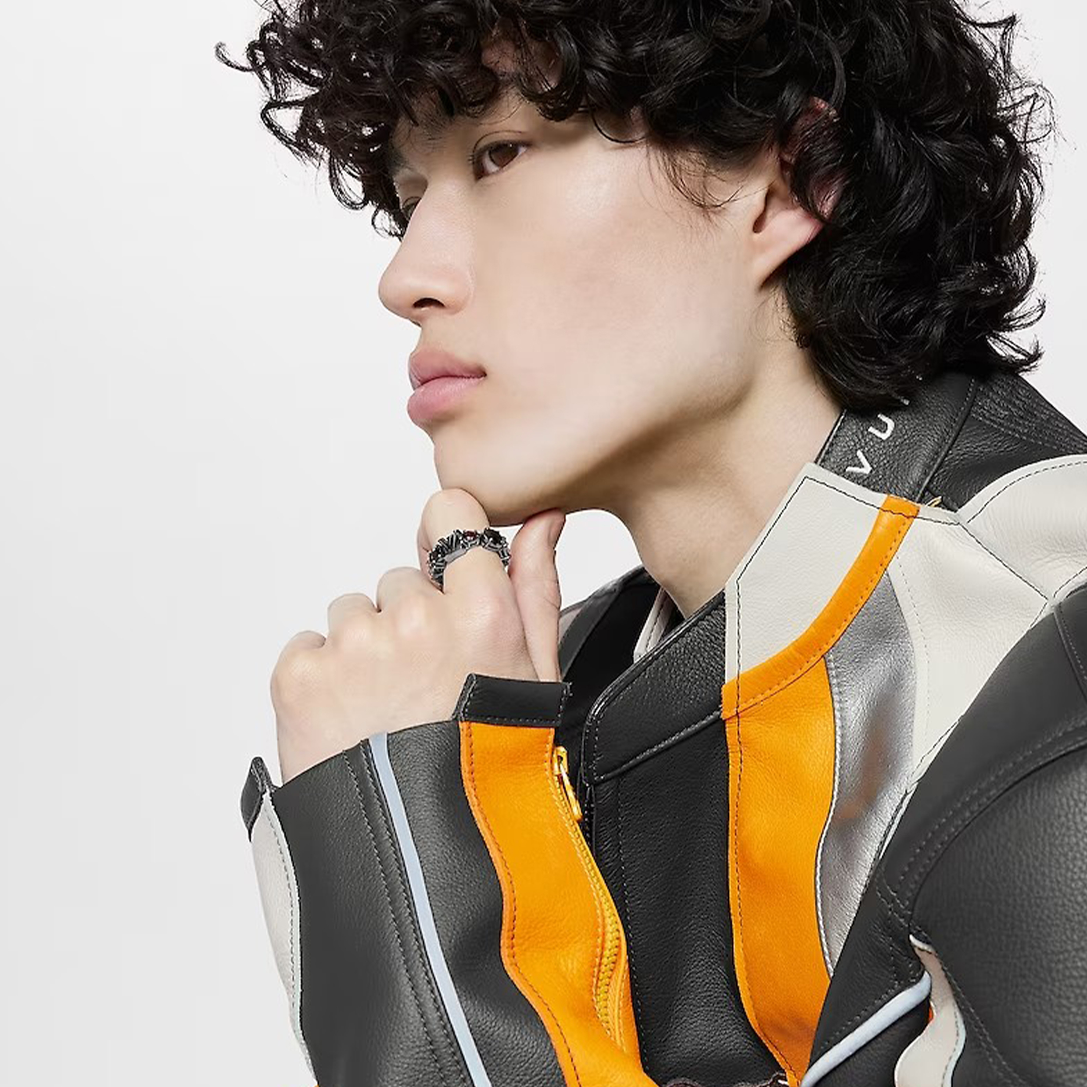 NIGO Louis Vuitton Men's Fashion Vintage Black LV LIGHT Ring #nigo98252