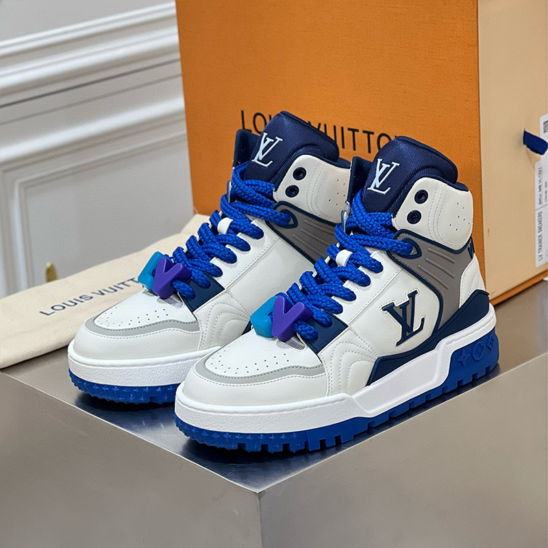 NIGO Louis Vuitton Men's Four Seasons Classic Fashion Logo Print High Top Sneakers Trainer Casual Shoes #nigo98249