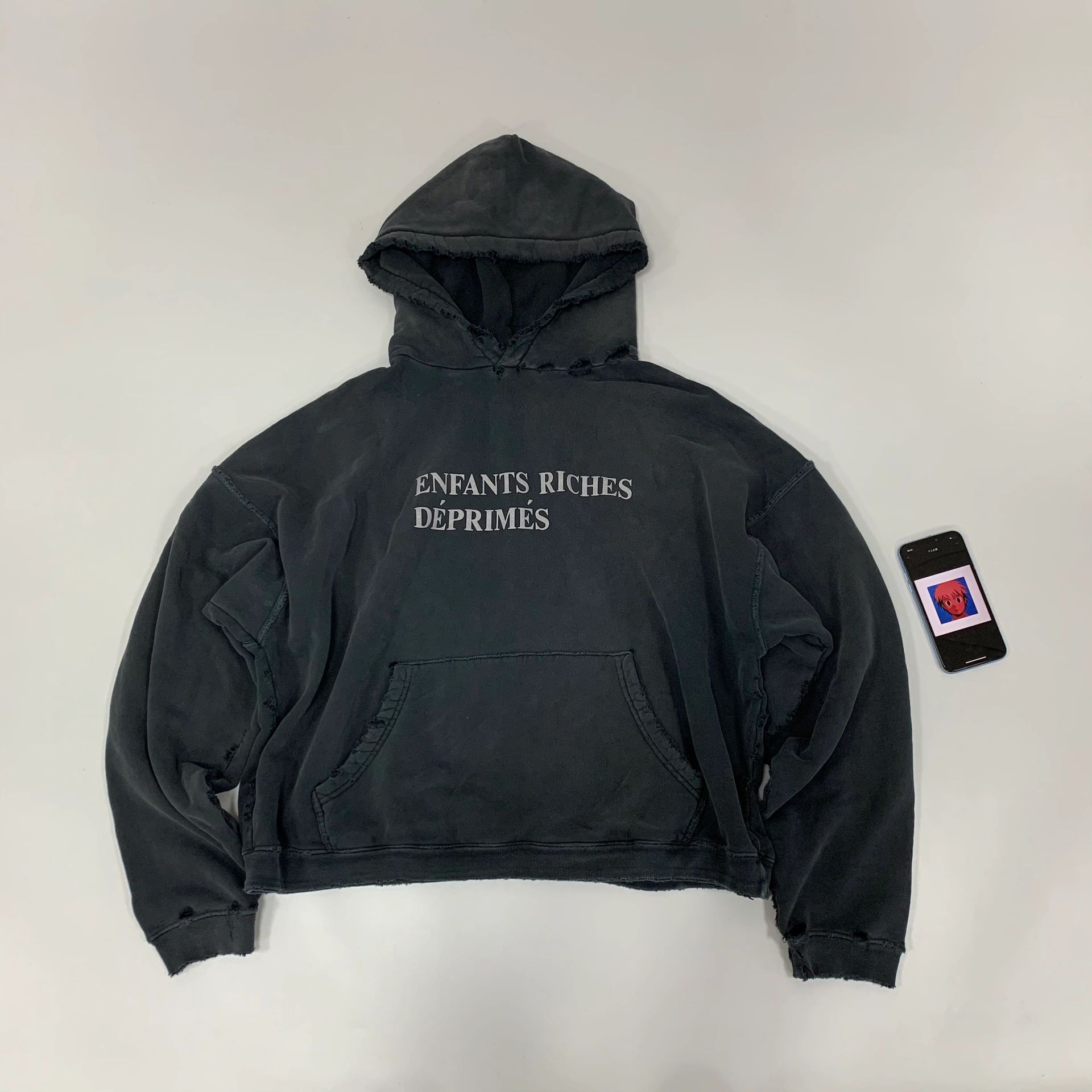 NIGO Enfants Riches Deprimes Men's Spring And Autumn Solid Color Hooded Letter Sweatshirt Casual Fashion Trend Pullover Sweatshirt Ngvp #nigo98267