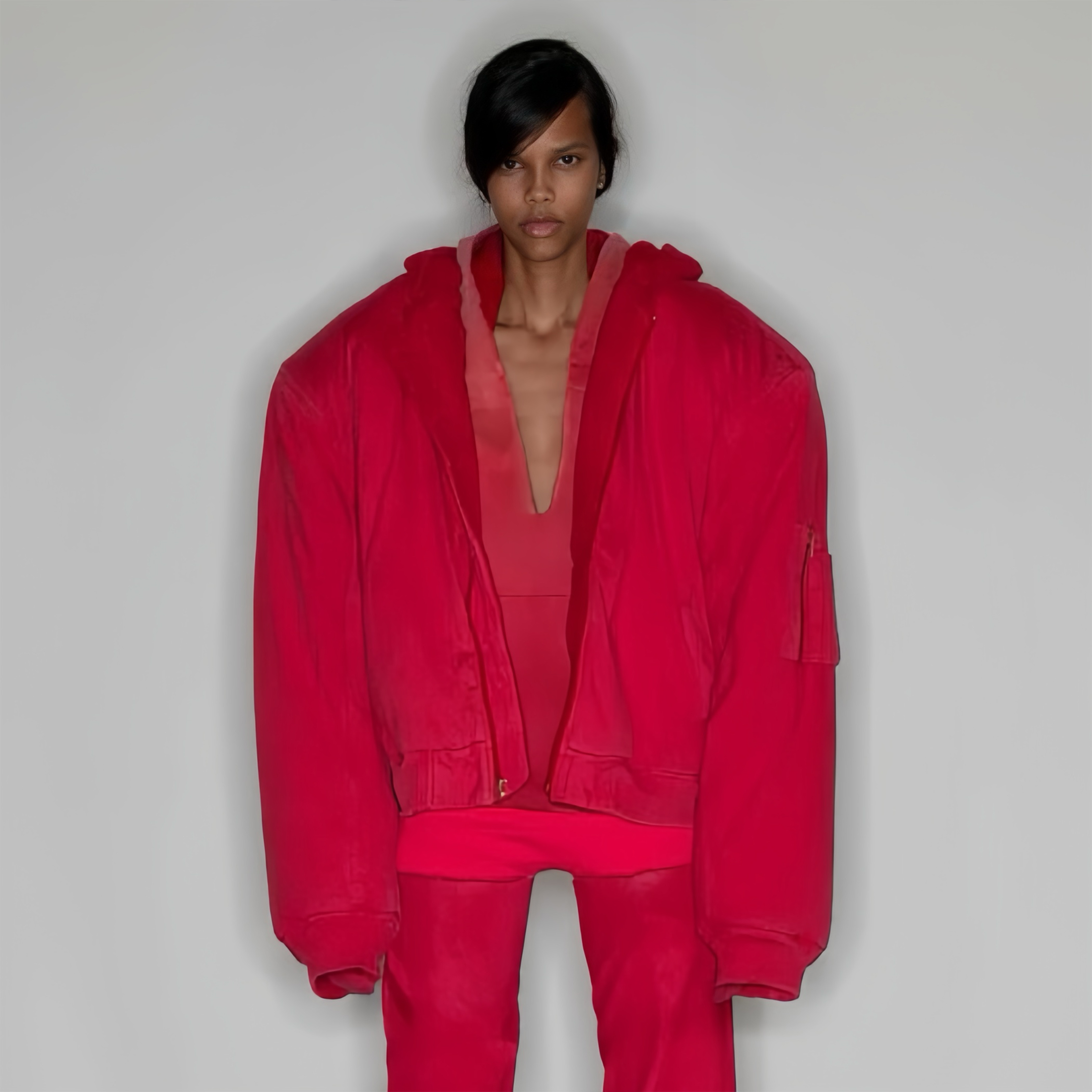 NIGO Greg Men's GR Autumn And Winter Retro Solid Color Reversible Long-Sleeved Zipper Hooded Short Warm Loose Jacket Ngvp #nigo7785