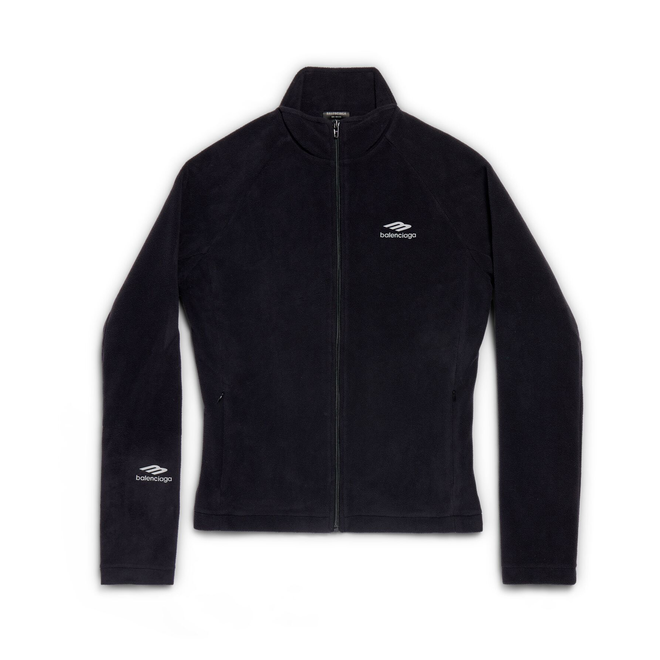 NIGO Balenciaga Men's Skiwear 3B SPORTS ICON Solid Color Standing Collar Zipper Long Sleeve Jacket#nigo98272