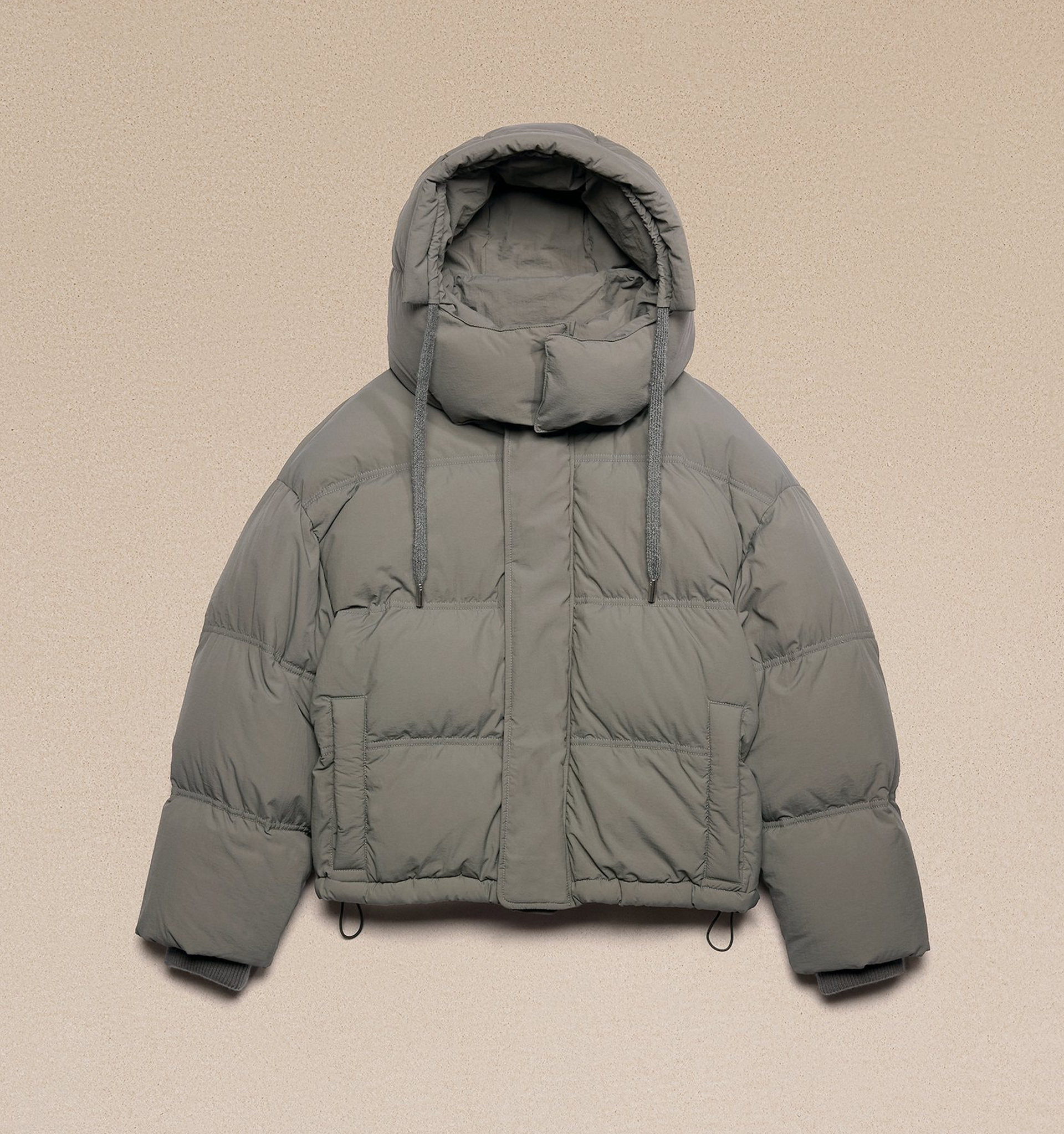 NIGO Ami Men's Autumn And Winter Solid Color Loose Zippered Drawstring Hooded Casual Alexandre Mattiussi Down Jacket #nigo98311