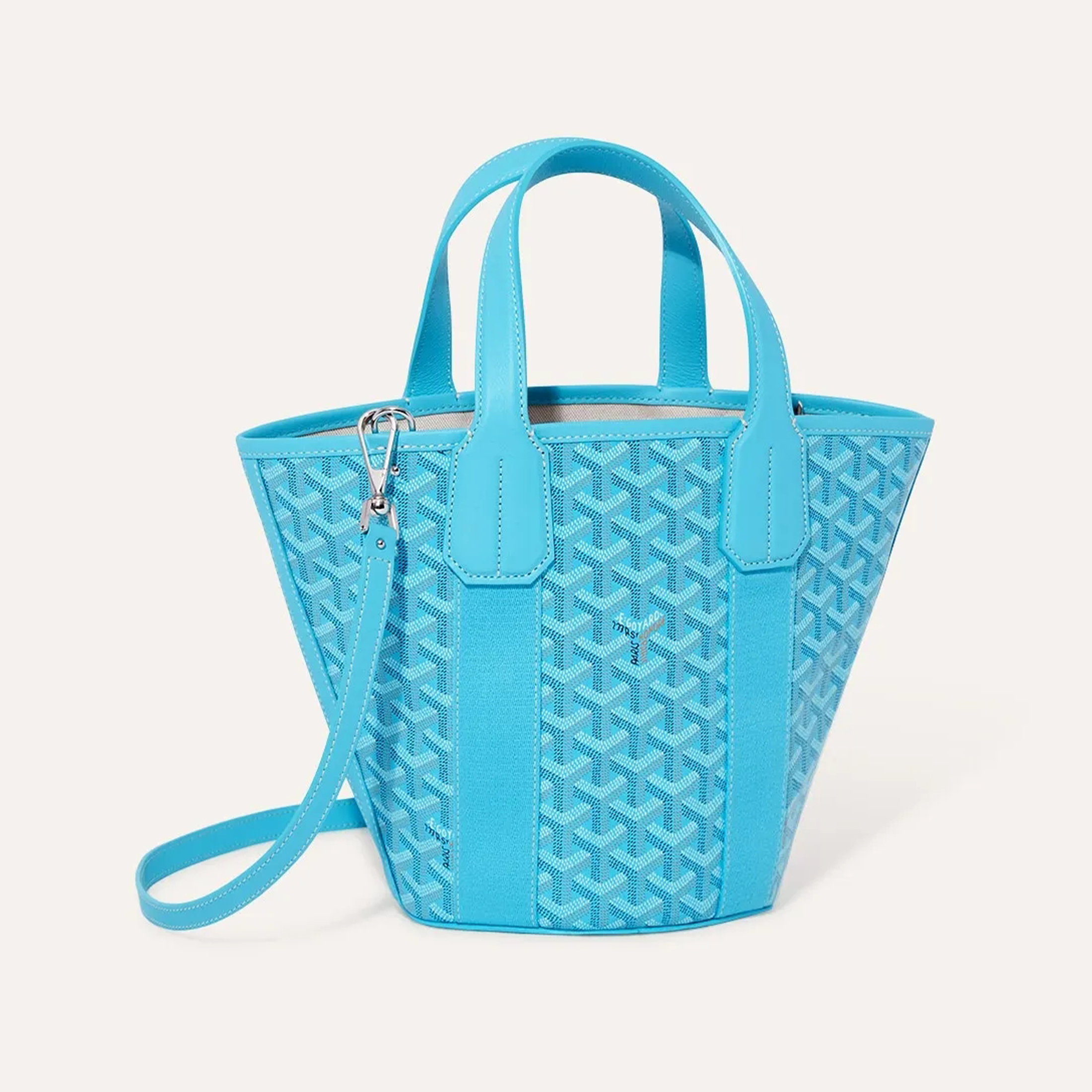 NIGO GOYARD Women's Fashion Y Word Old Flower Full Print Removable Shoulder Strap Belharra Small Beach Bag Tote Bag #nigo98325