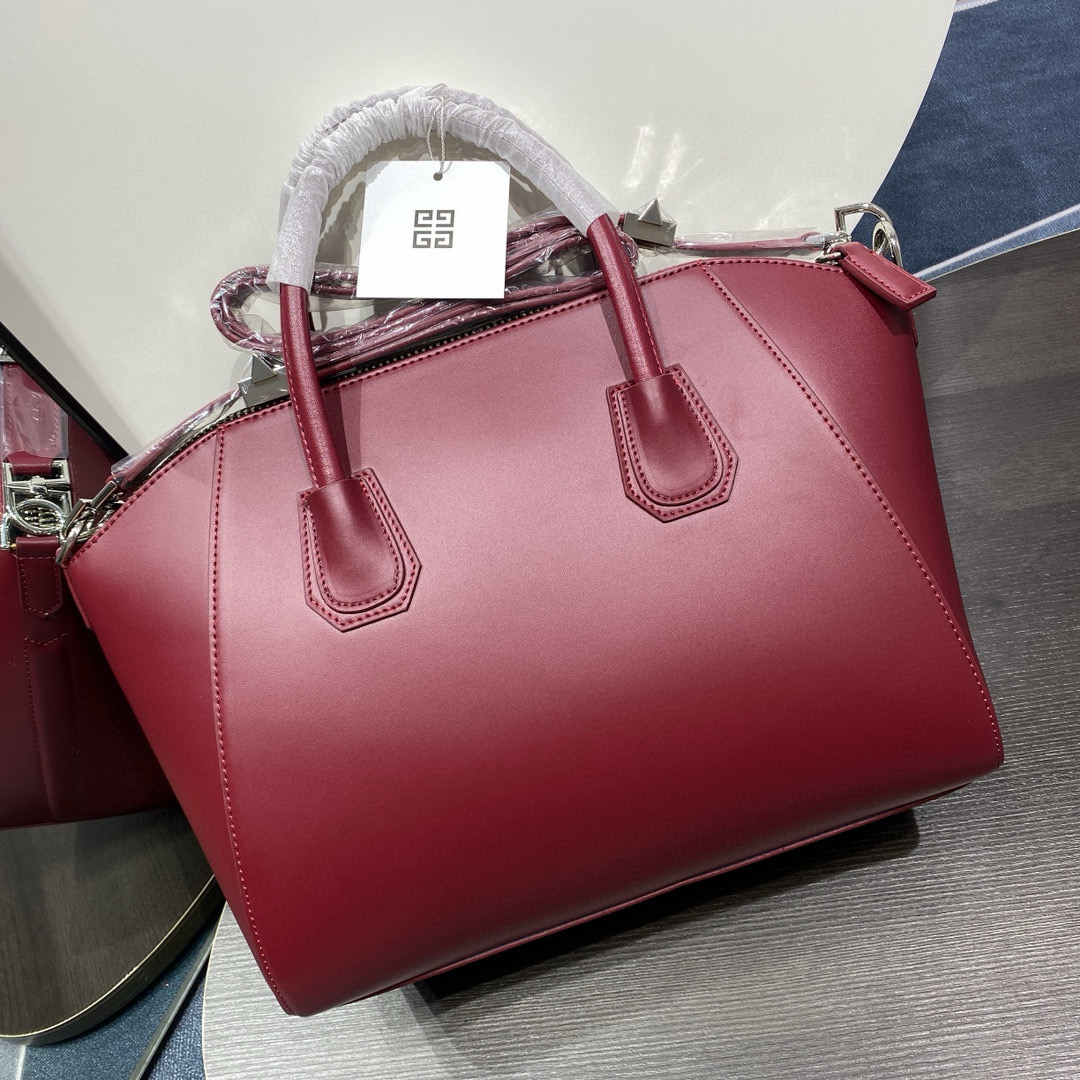 L NIGO GIVENCHY Women Classic Antigona Biker Bag plain cowhide Handbag