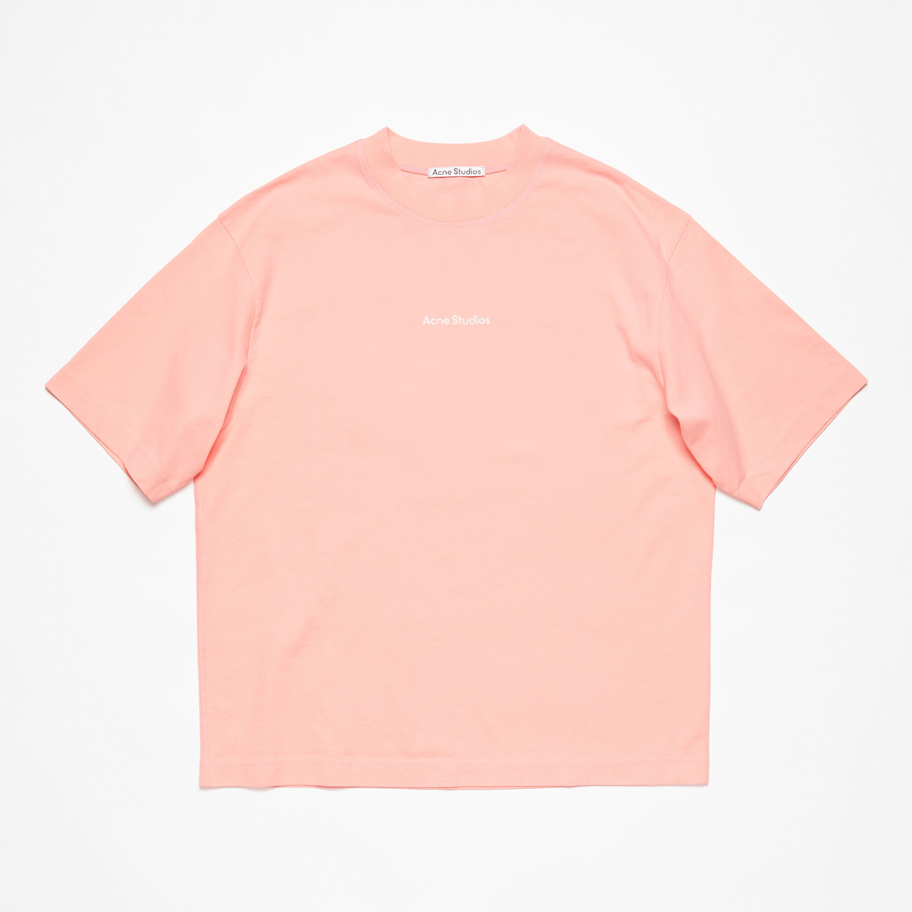 NIGO Acne Studios Men's Summer Solid Color Round Neck Pullover Loose Plain Knit Drop Shoulder Letter Short Sleeve T-Shirt #nigo98369