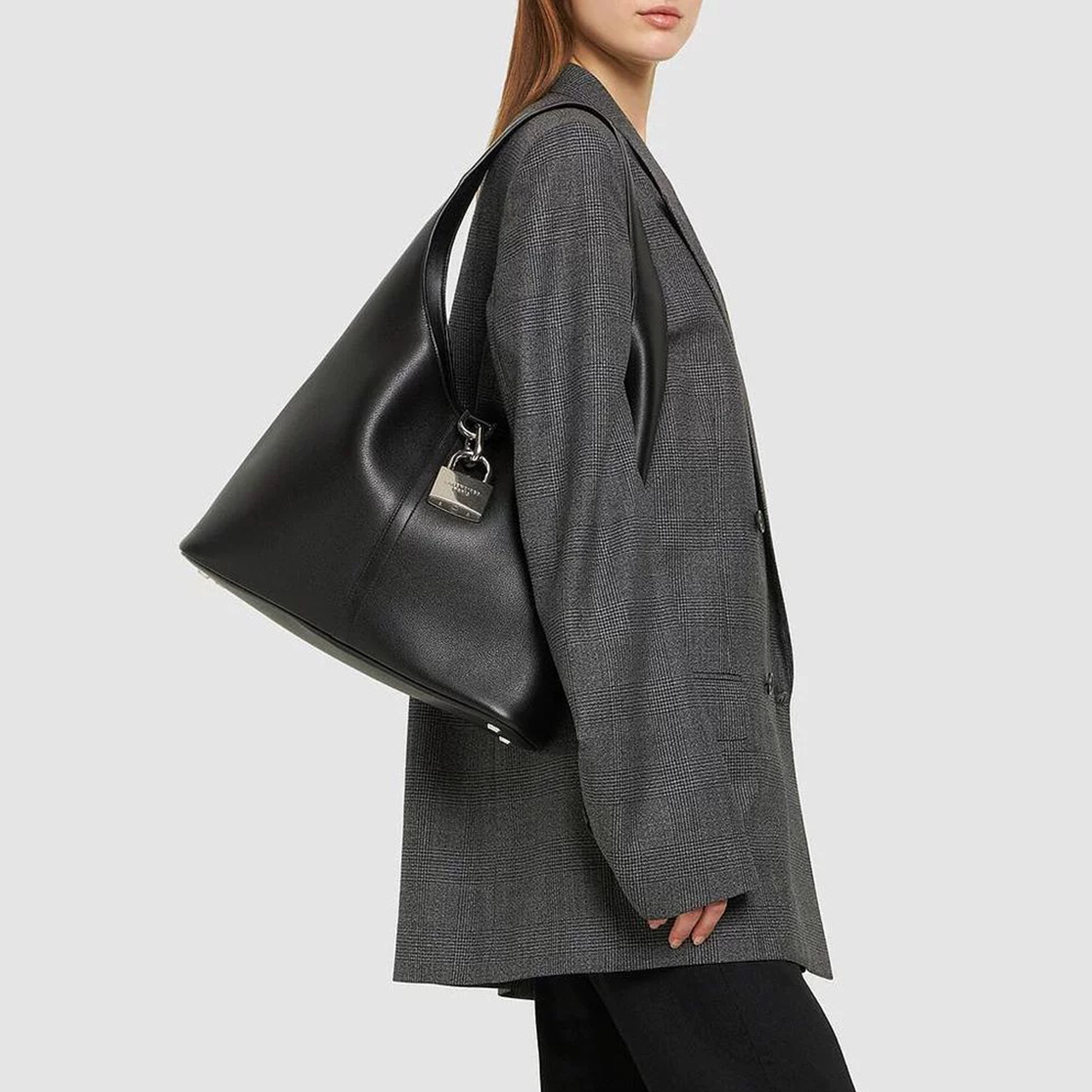 NIGO Balenciaga Men's And Women's Fashionable Metal Decoration Cowhide Bag Tote Handbag Crossbody Ngvp #nigo7828