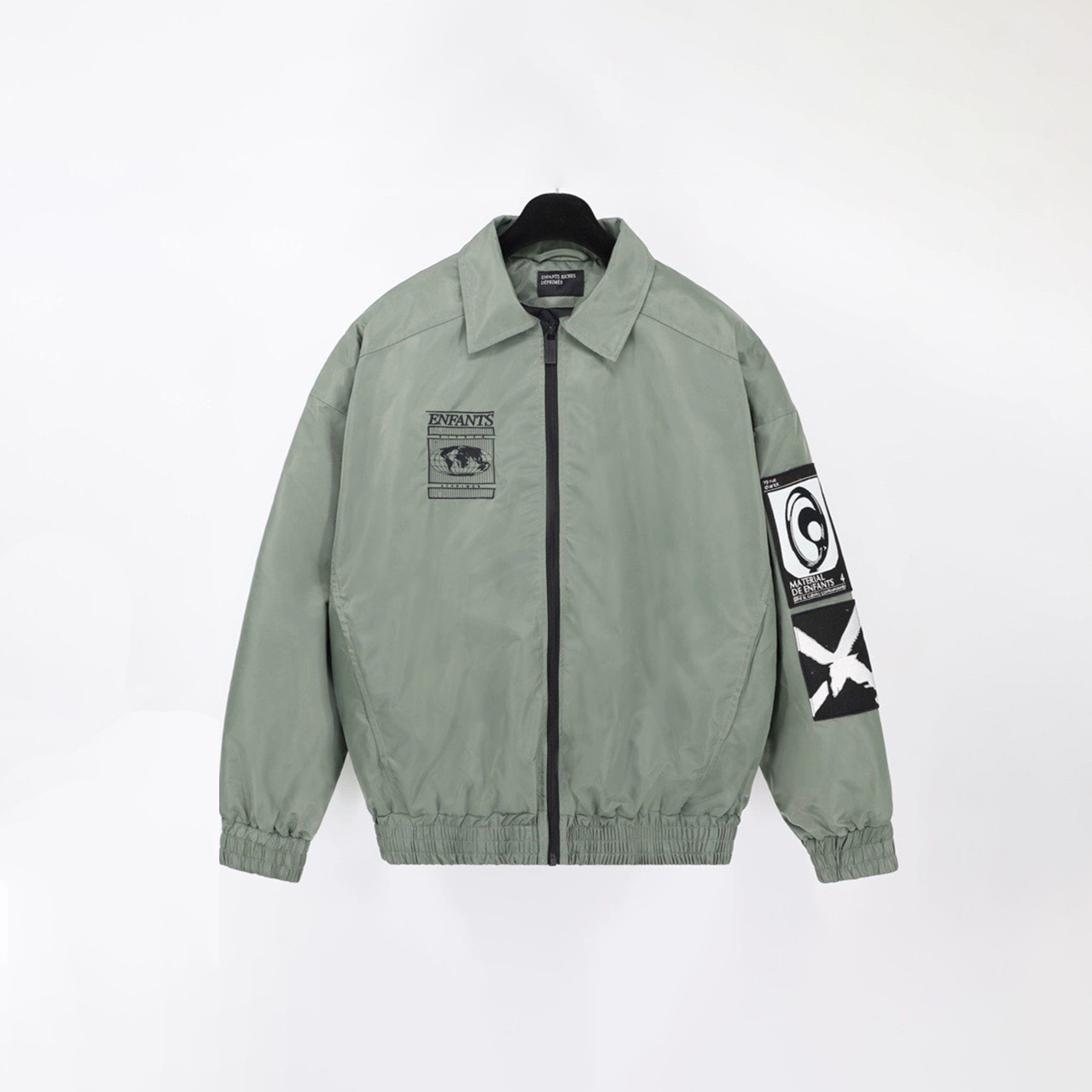 NIGO Enfants Riches Deprimes Men's Fall And Winter Fashion High Street Zipper Casual Jacket Lapel Embroidered Letters Warm Jacket Ngvp #nigo7829