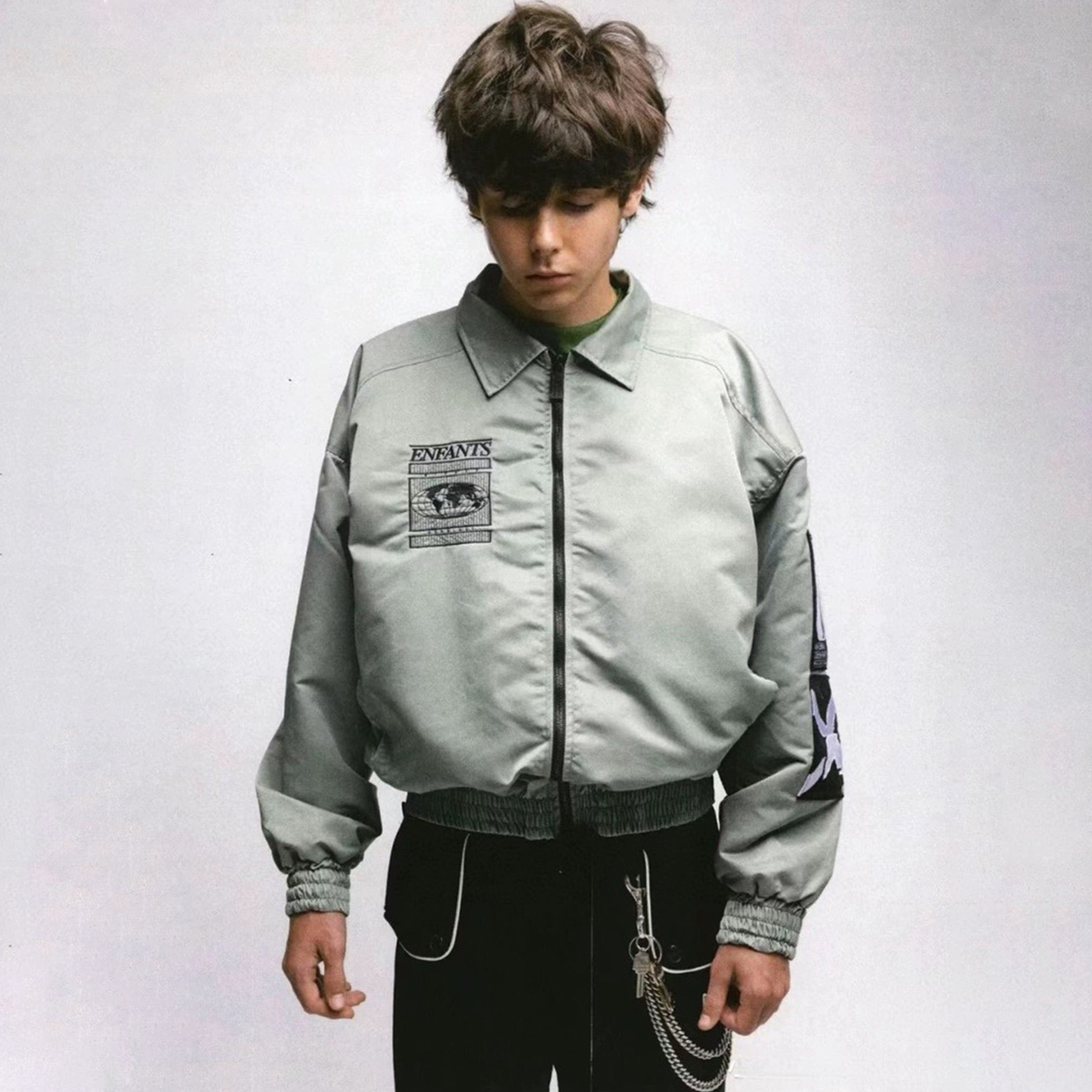 NIGO Enfants Riches Deprimes Men's Fall And Winter Fashion High Street Zipper Casual Jacket Lapel Embroidered Letters Warm Jacket Ngvp #nigo7829