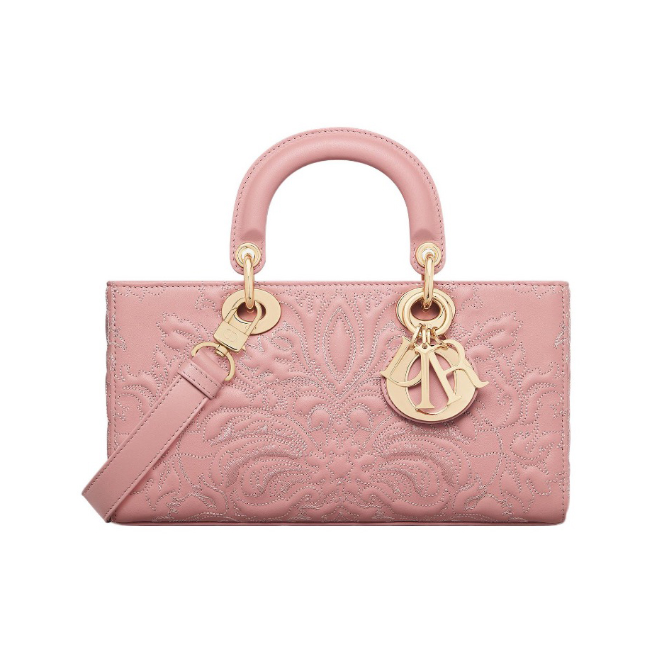 NIGO Dior Lady D-JOY Women's Detachable Adjustable Shoulder Strap Decorative Pattern Stitching Craftsmanship Lambskin Shoulder Crossbody Bag Bags #nigo98398