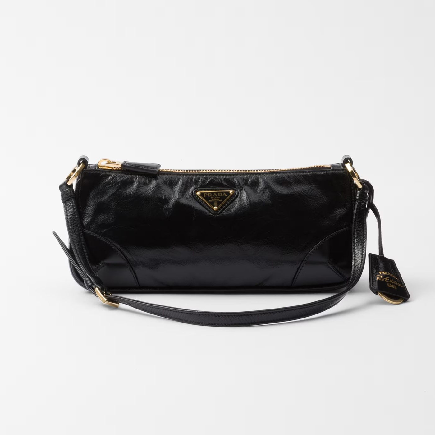 NIGO Prada Re-Edition 2002 Re-Nylon And Brushed Leather Shoulder Bag Bags #nigo98422