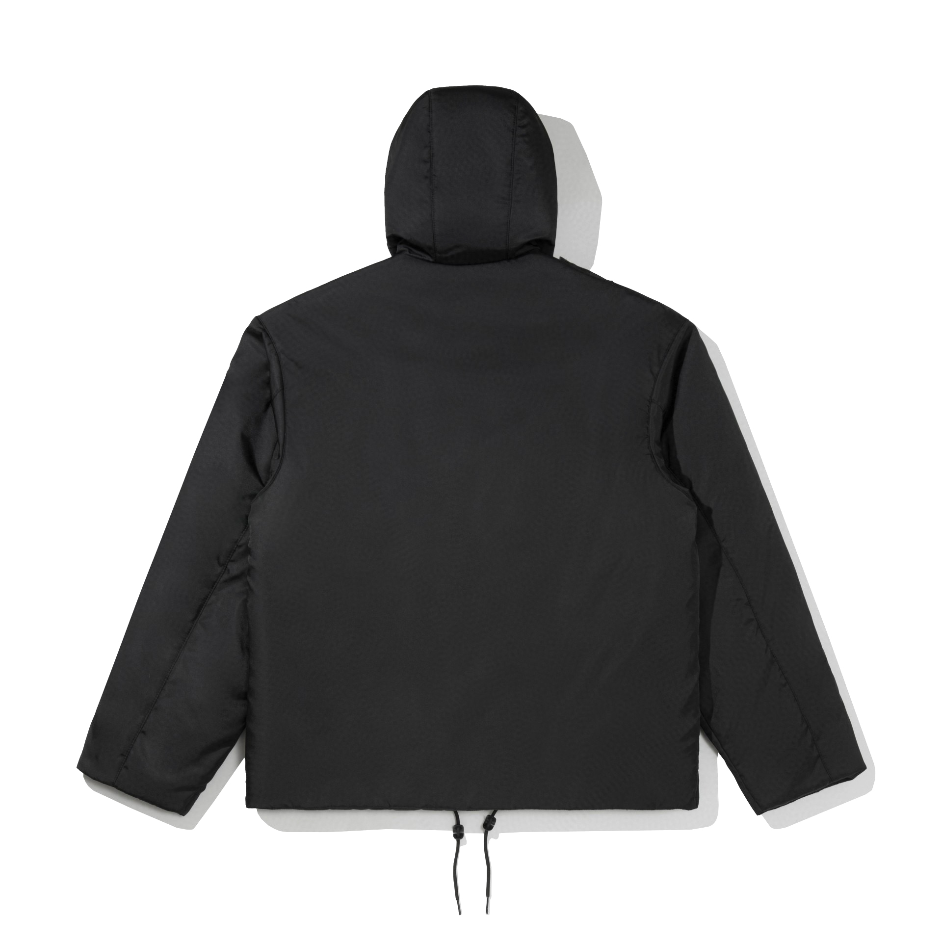 NIGO Prada Men's Spring and Autumn Black Triangle Label Half Zipper Hooded Cotton Jacket #nigo98416