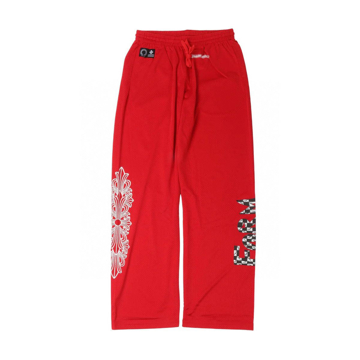 NIGO Chrome Hearts Men's Spring and Autumn Printed Stretch Drawstring Loose Fit Sweatpants Pants #nigo98423