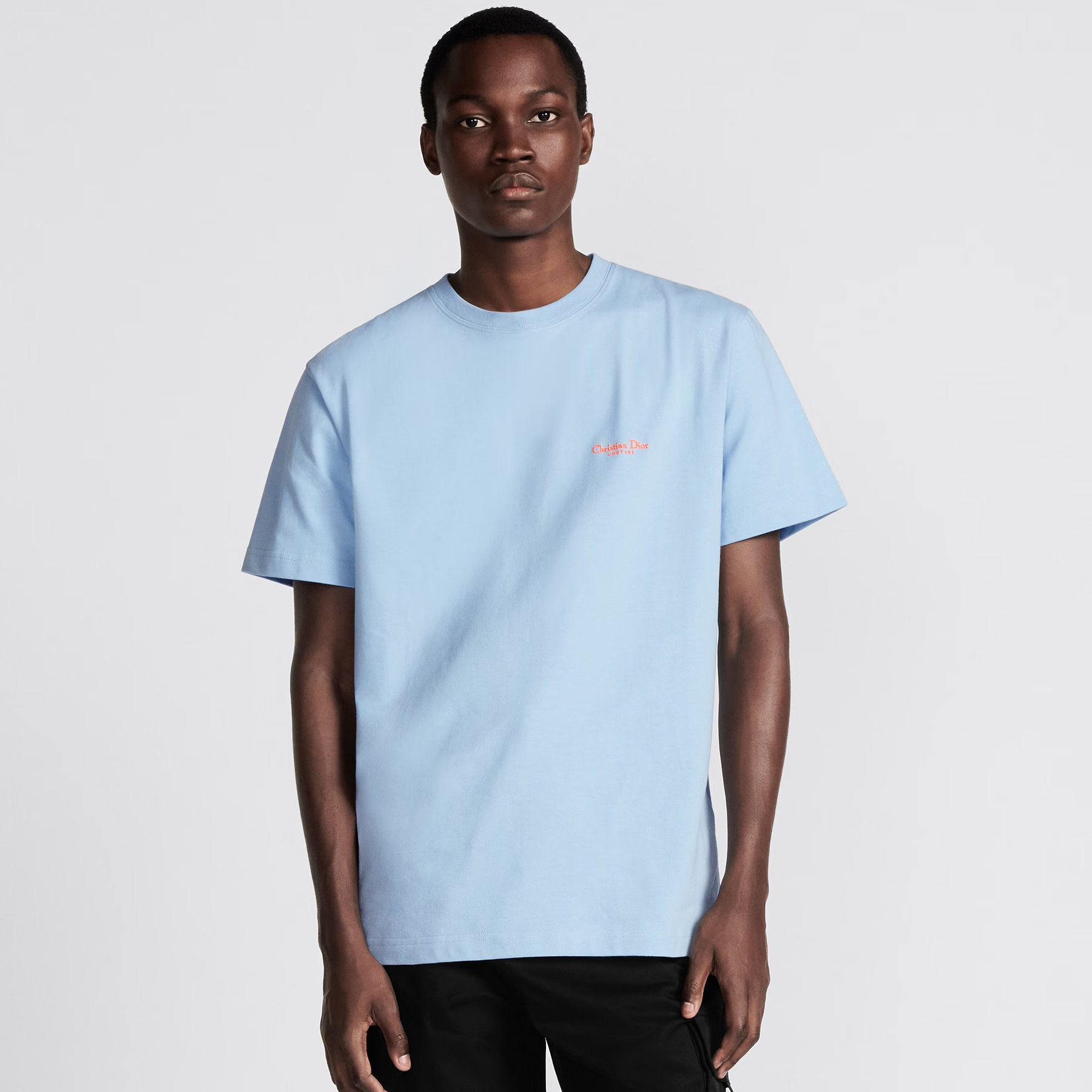 NIGO Dior Men's Summer Solid Color Letter Logo Printed Loose Round Neck Cotton Short Sleeve T-Shirt#nigo98432