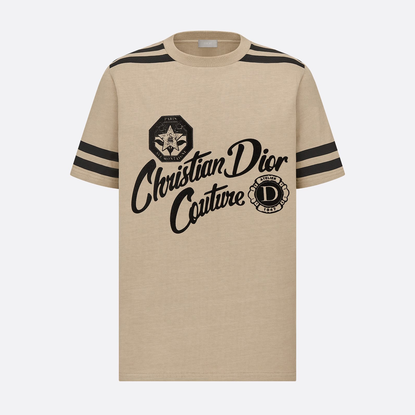 NIGO Dior Men's Summer Solid Color Letter Logo Printed Loose Round Neck Short Sleeve T-Shirt #nigo98448