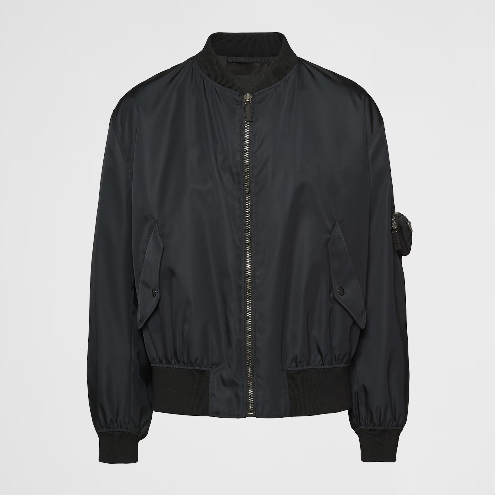 NIGO Prada Men And Women With The Same Paragraph Spring And Fall Nylon Material Collar Zipper Baseball Jacket #nigo98496