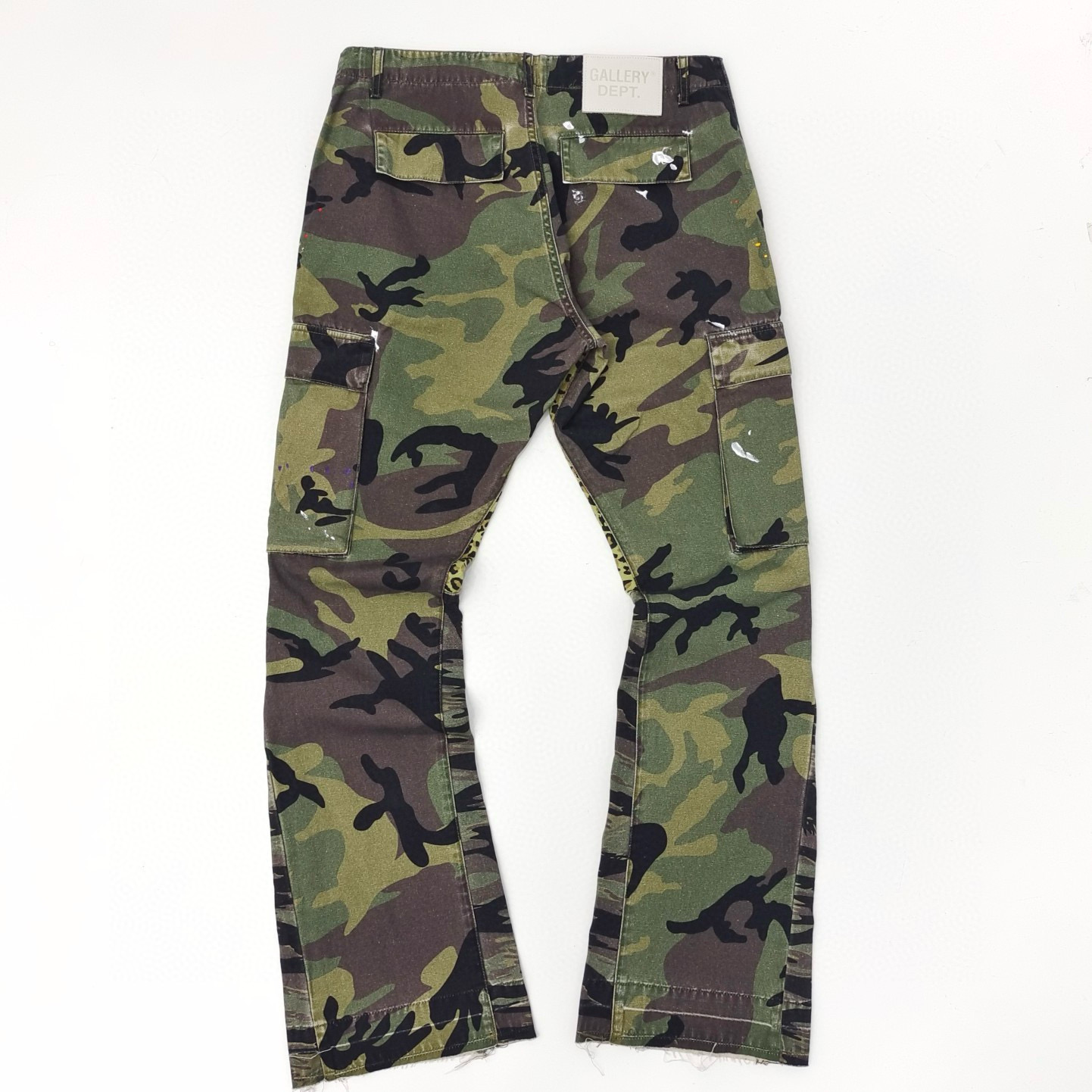 NIGO Gallery Dept Men's Women's Four Seasons Camouflage Colorblocking Washed Pants Pocket Zipper Casual Straight Leg Pants Ngvp #nigo7874