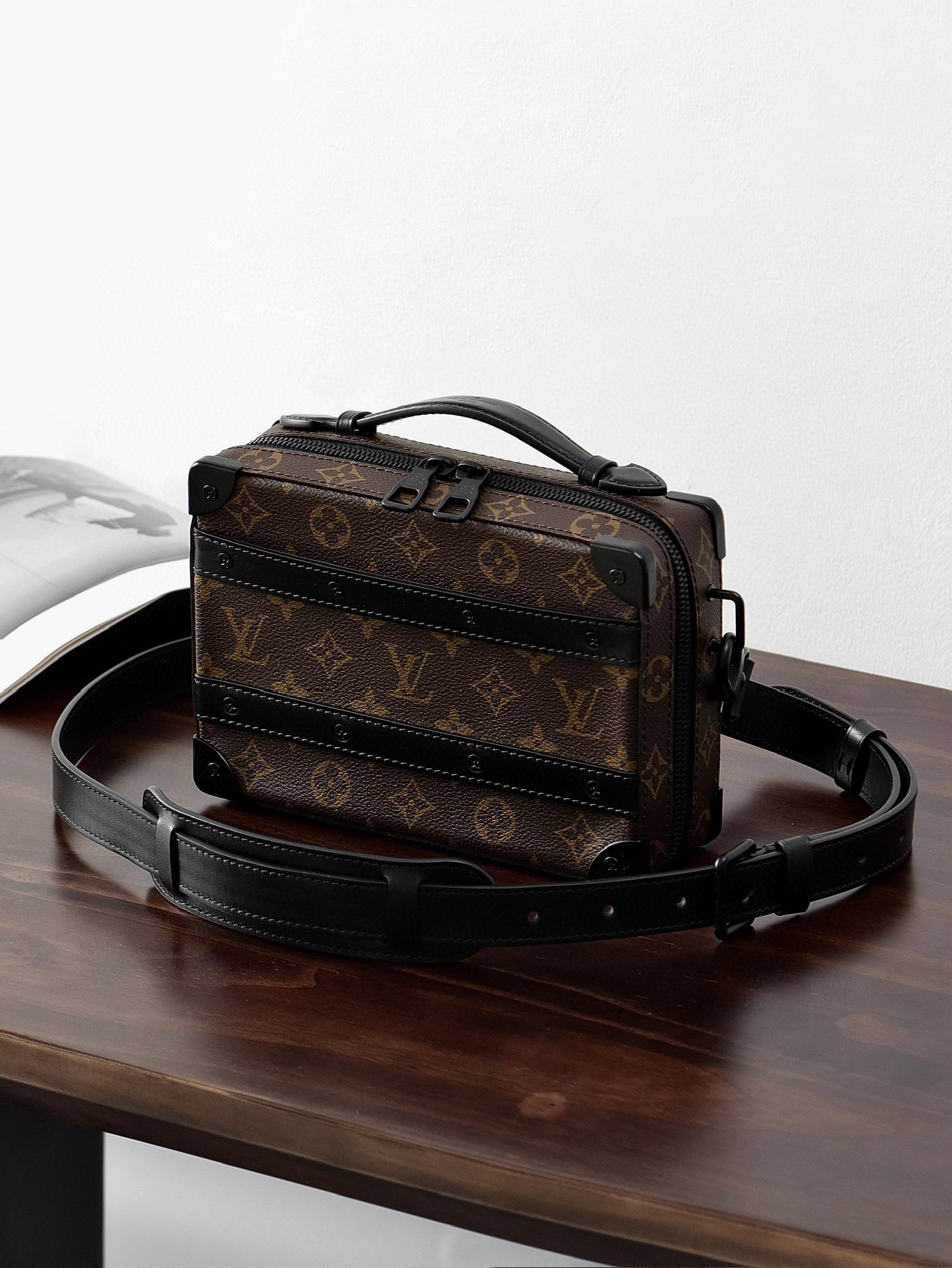 NIGO Louis Vuitton Men's Brown Old Flower Cowhide Canvas Tote Shoulder Crossbody Bag Bags #nigo98512