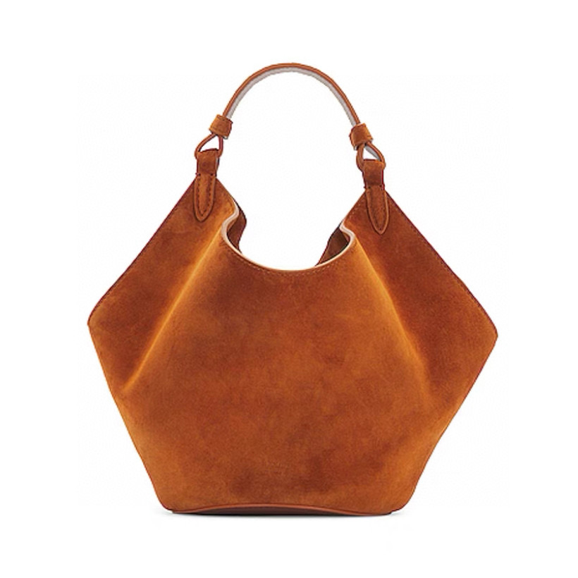 NIGO Khaite Women's Ladies Solid Color Suede Frosted Dumpling Bucket Shoulder Handbag Bag Bags #nigo98498