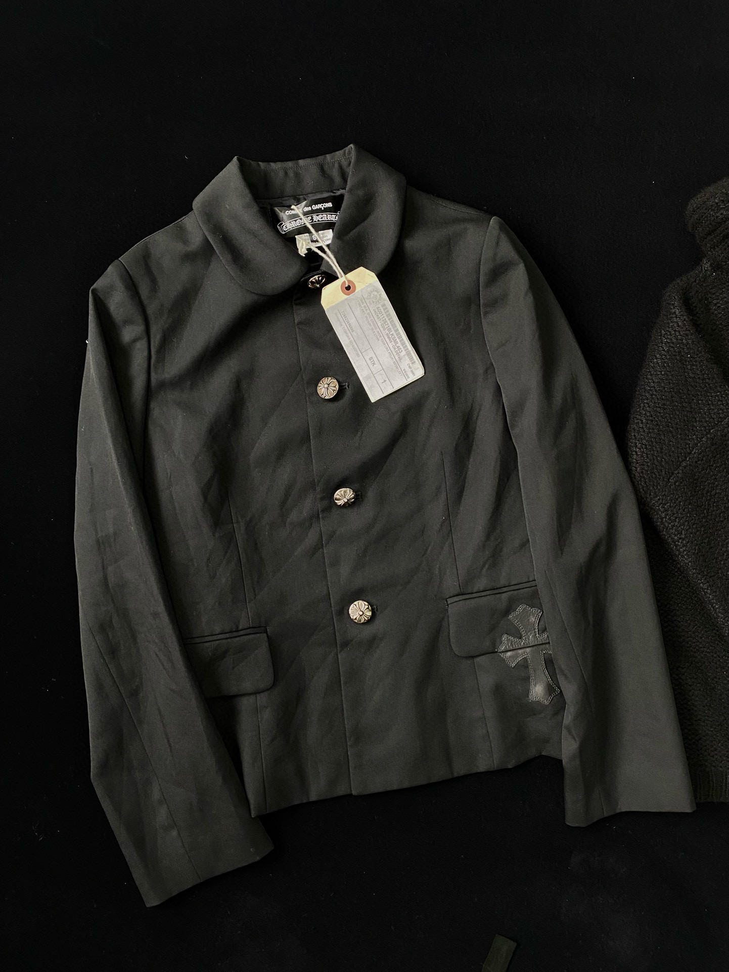 NIGO Chrome Hearts Men's And Women's Spring And Fall Models Wool Single Breasted Lapel Long Sleeved Shirt Jacket #nigo98529