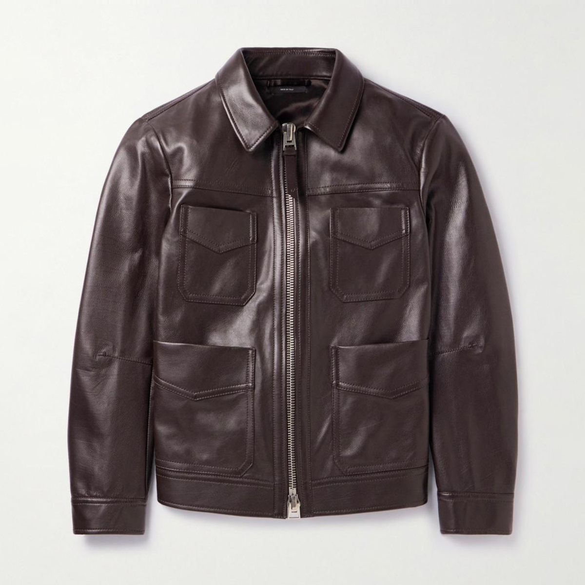 L Customized Tom Ford Leather Jacket, please contact customer service to provide height and weight after purchase, optional leather