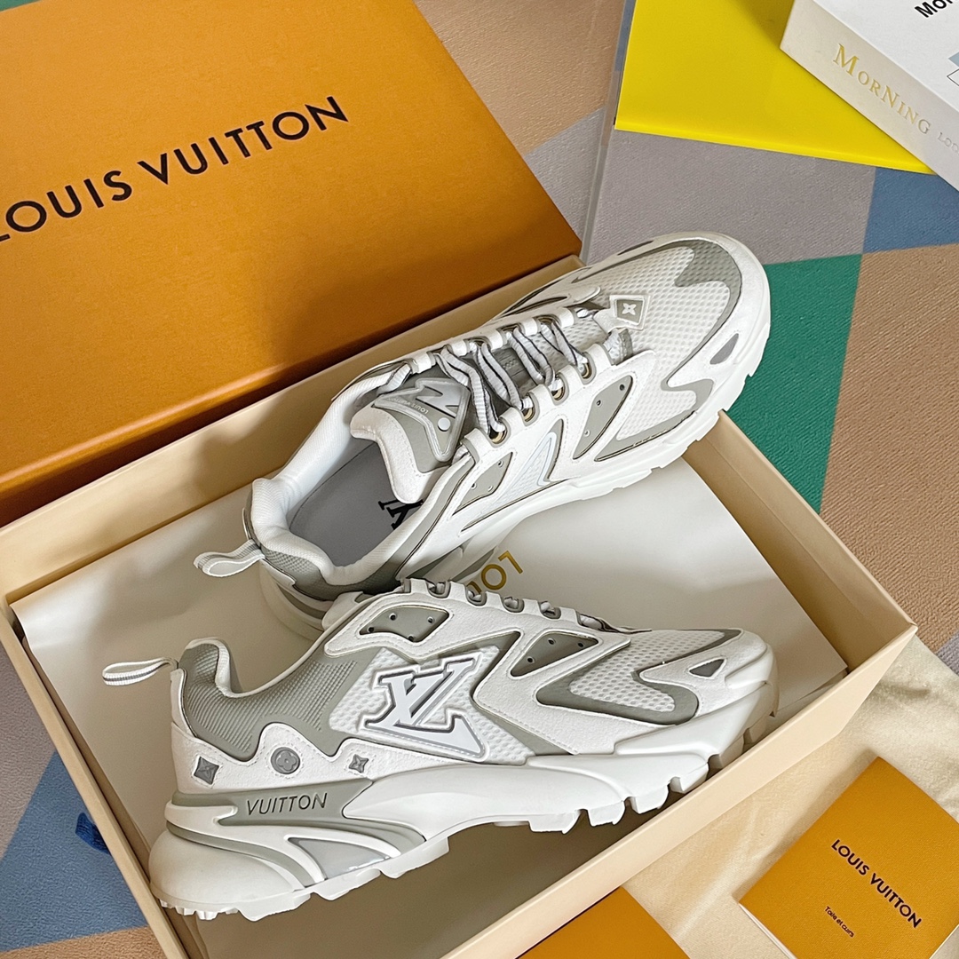 NIGO Louis Vuitton LV Runner Tatic Men's Colorblock Leather Mesh Low Top Casual Sneakers Shoes #nigo98542