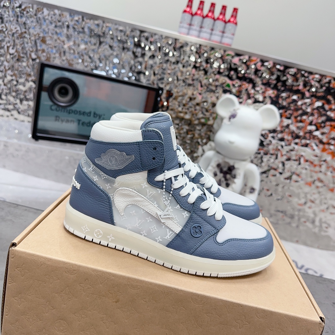 NIGO Nike Air Jordan 1 Retro High OG BlackWhite Mid Top Classic Retro Hundred Casual Culture Sports Basketball Shoes #nigo98567