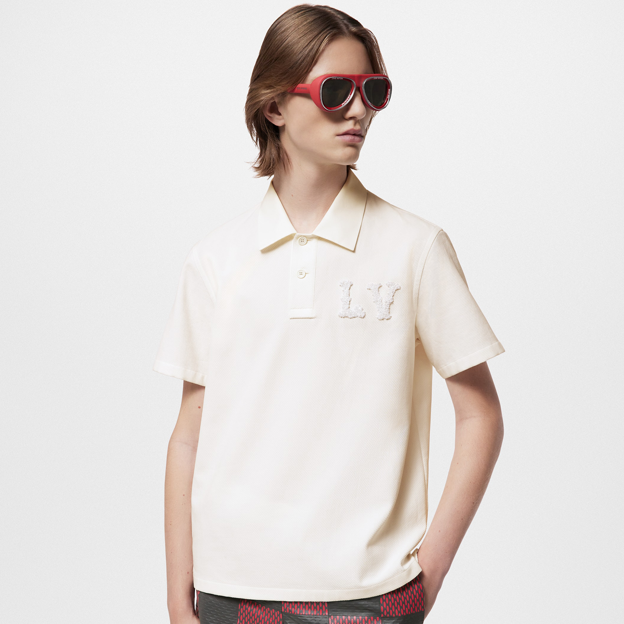 NIGO Louis Vuitton Men's Summer Embroidery Logo Applique Solid Color Polo Neck Short Sleeve T-Shirt #nigo98572