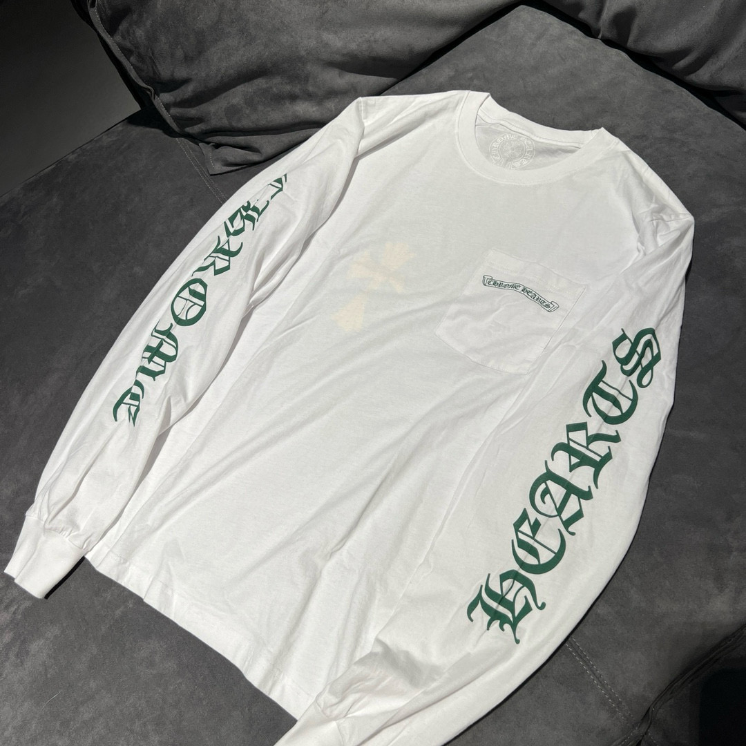 NIGO Chrome Hearts Men's and Women's Summer Colorful Cross Pattern Long Sleeve T-Shirt Pullover Sweatshirt #nigo98593