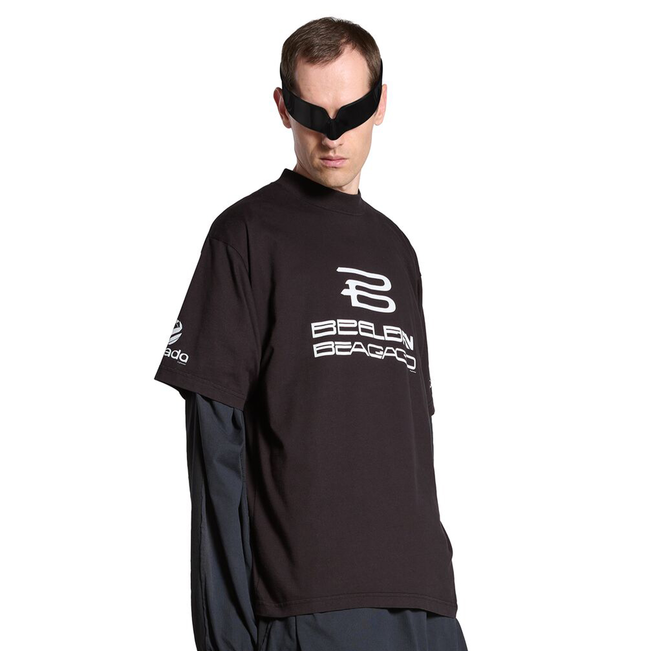 NIGO Balenciaga Men's Summer Solid Color AI GENERATED Crew Neck Cotton Loose Short Sleeve T-Shirt Ngvp #nigo7952