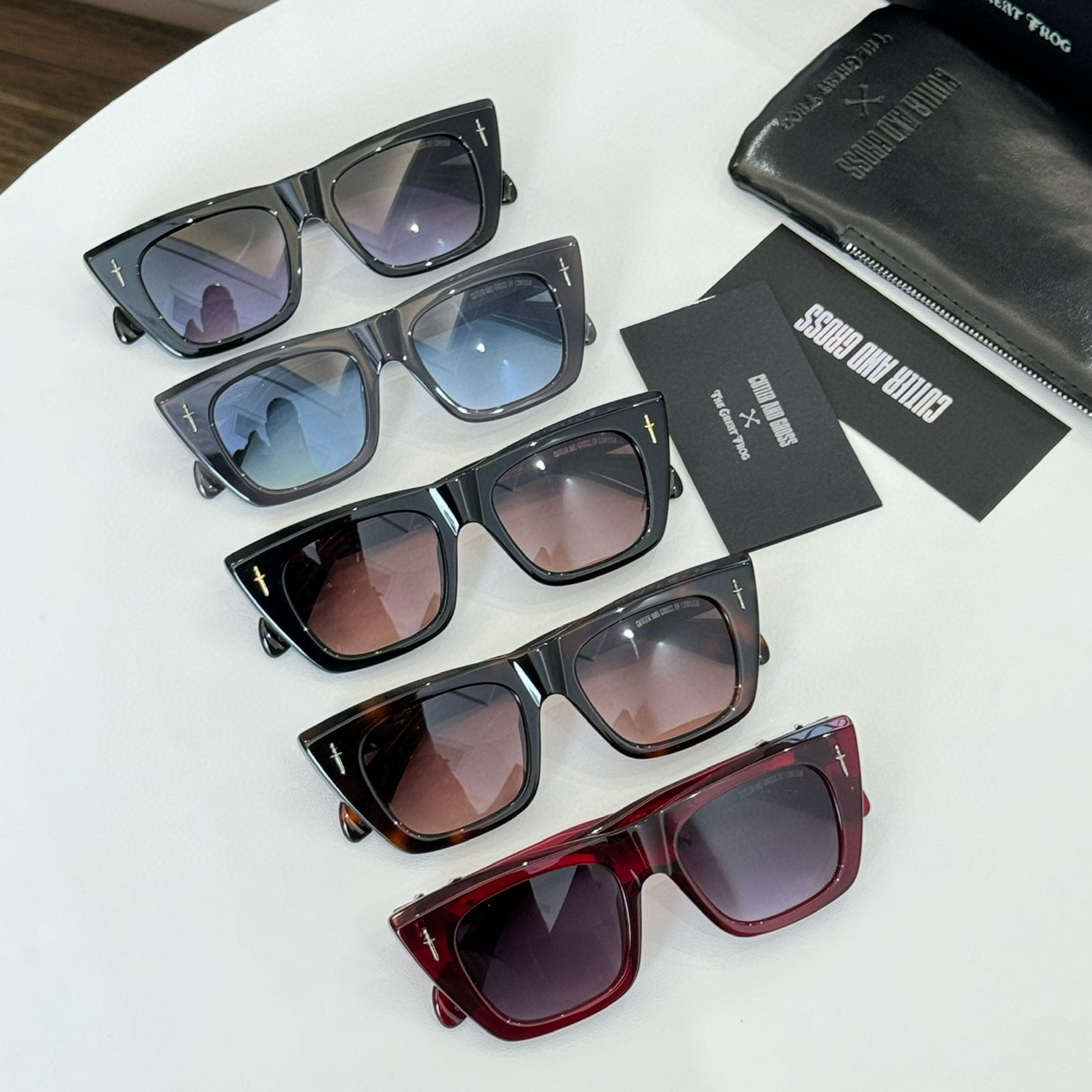 NIGO Cutier And Gross Men's And Women's Four Seasons Tinted Glasses Fashion Trend Metal Decorative Sunglasses Jewelry Ngvp #nigo7935