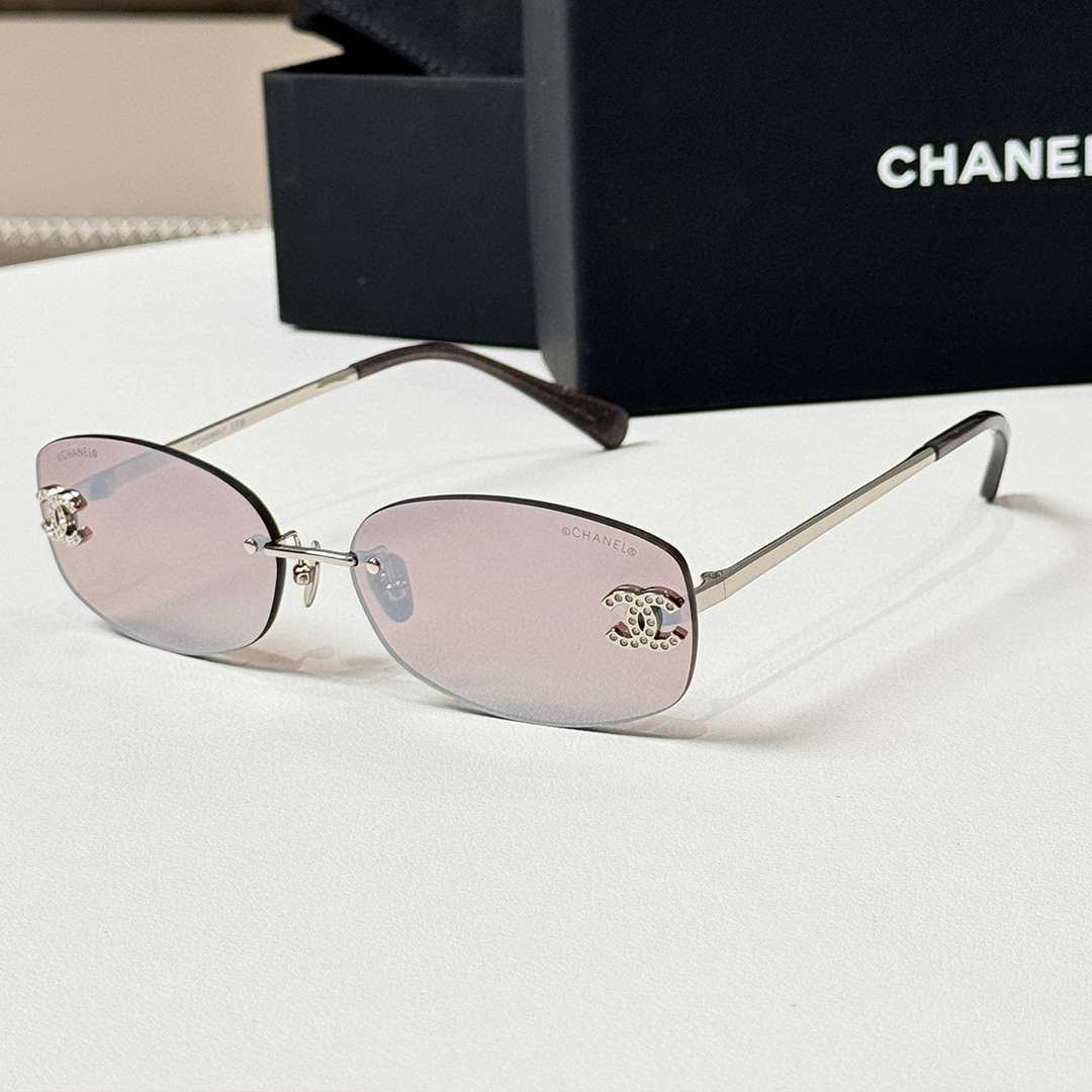 NIGO Chanel Women's Funky Luxury Vintage Y2k Spice Girls Sunscreen Sunglasses Logo Multicolor Available Eyewear Accessories #nigo98631