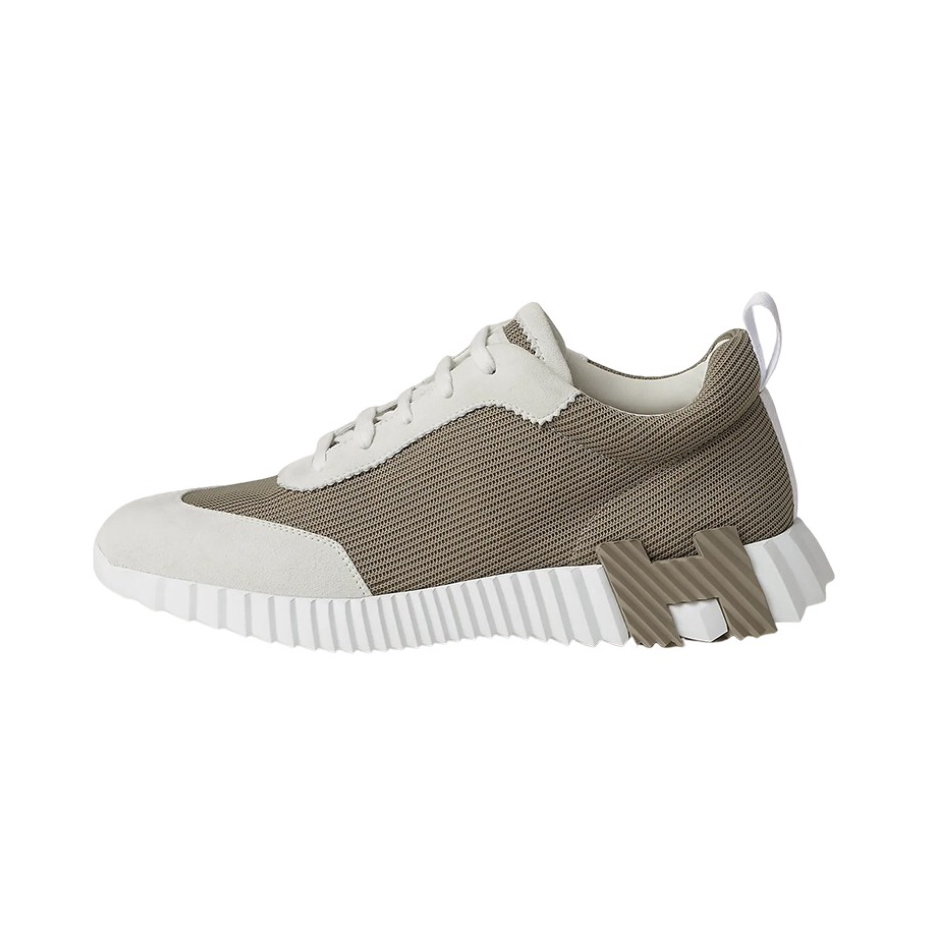 NIGO Hermes Bouncing Men's And Women's Textile Fabric Low Top Lace Up Sneaker Casual Shoes #nigo98651