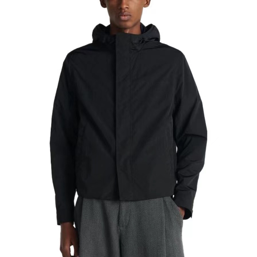 NIGO Dior Men's Spring and Autumn Black Logo Embroidery Zipper Hooded Jacket #nigo98646