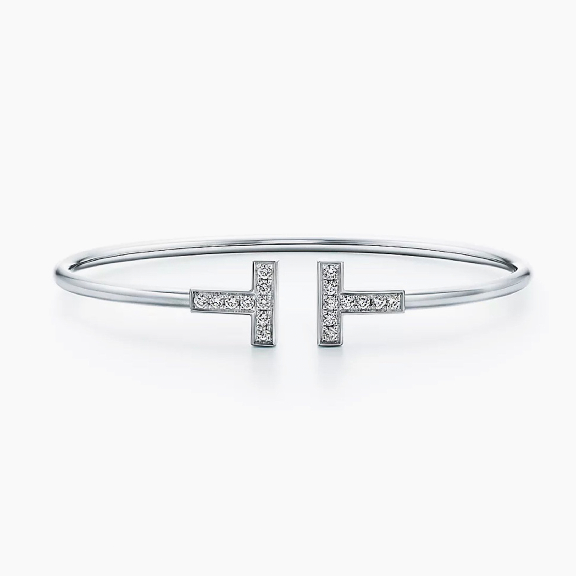NIGO Tiffany & Co. Women's Men's Fashion Trend Letter Metal Bracelet With Diamond Luxury Temperament Jewelry Accessories Ngvp #nigo7963