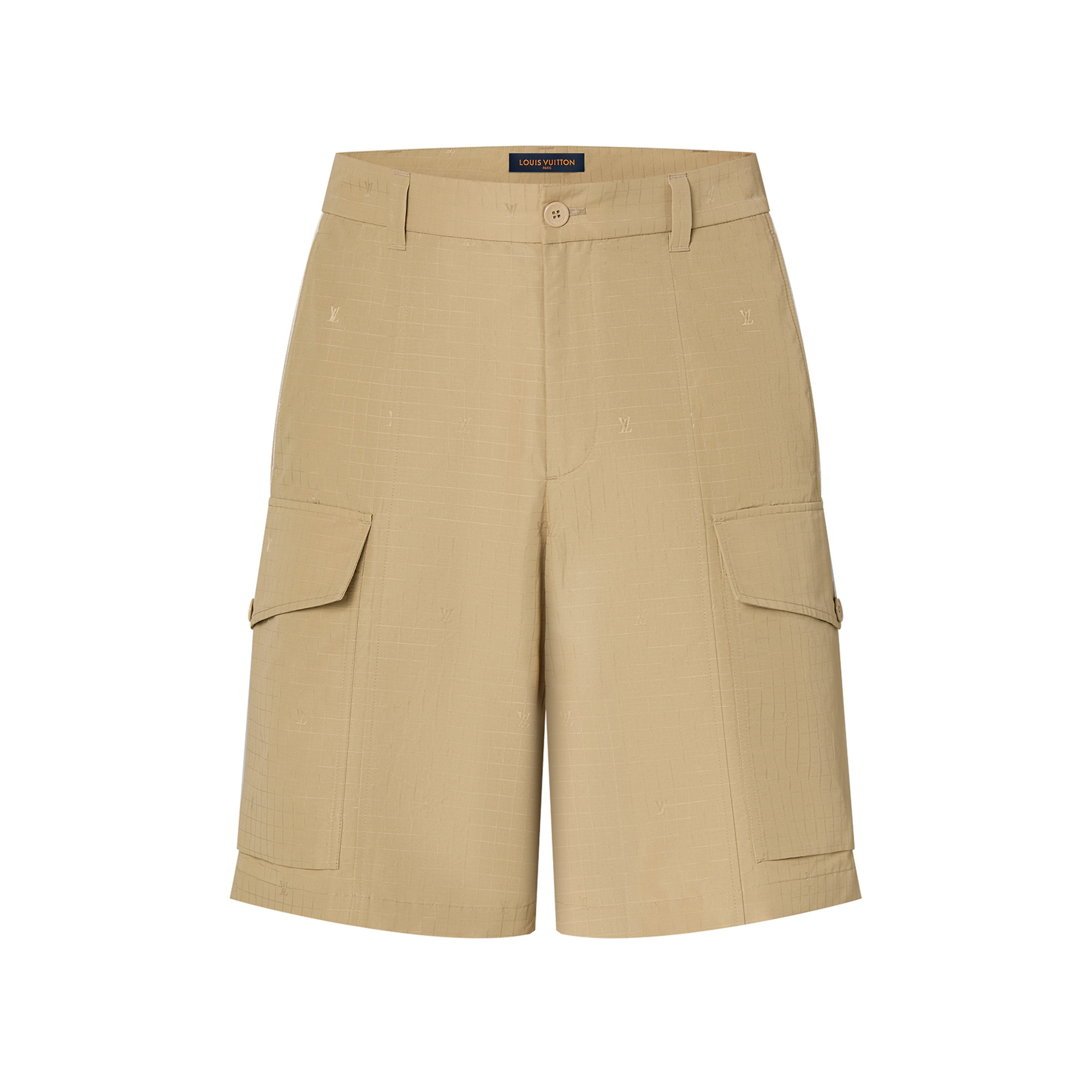 NIGO Louis Vuitton Men's Summer Solid Color Button Pocket Loose Fit Work Shorts Pants #nigo98742