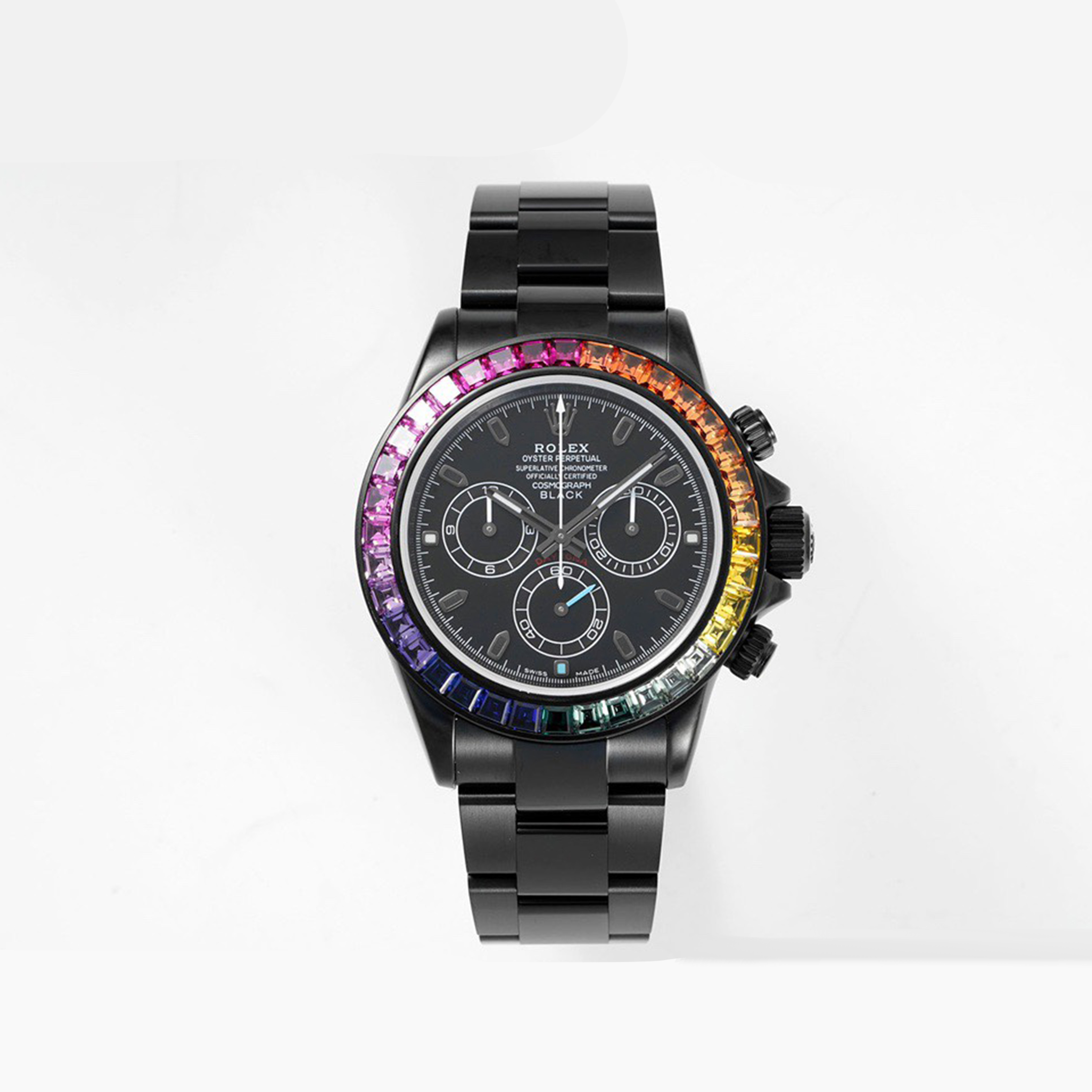 NIGO Rolex Men's Women's Fashion Luxury with Diamonds Black Casual Temperament Mechanical Watch #nigo98767