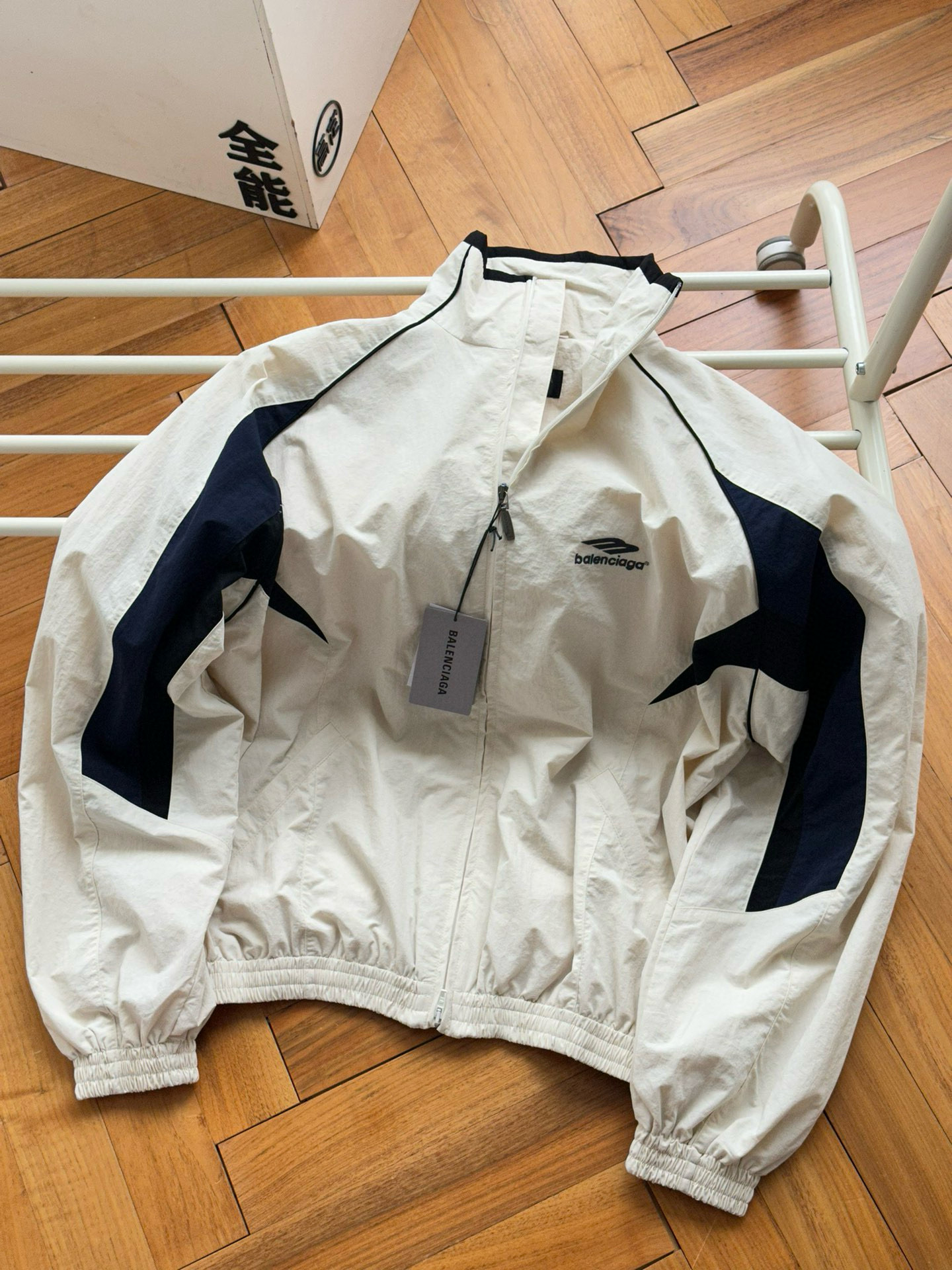 NIGO Balenciaga Men's And Women's Spring And Autumn Logo Letter Printing Color Collision Collar Loose Fit Jacket #nigo98759